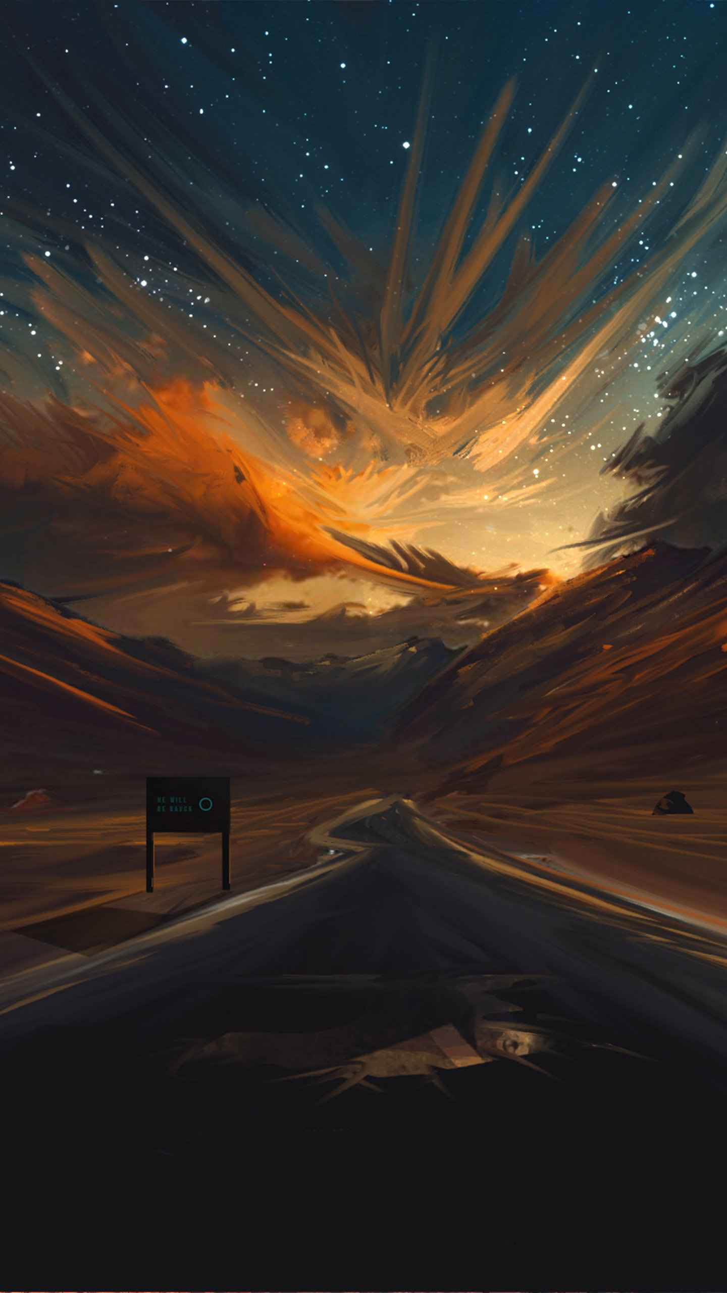 Sunset Road Wallpapers