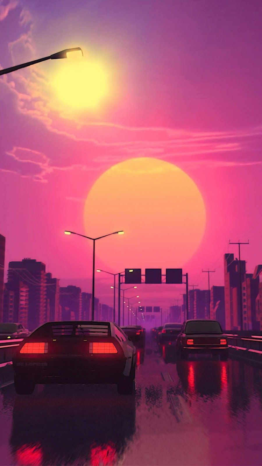 Sunset Vintage Wallpapers