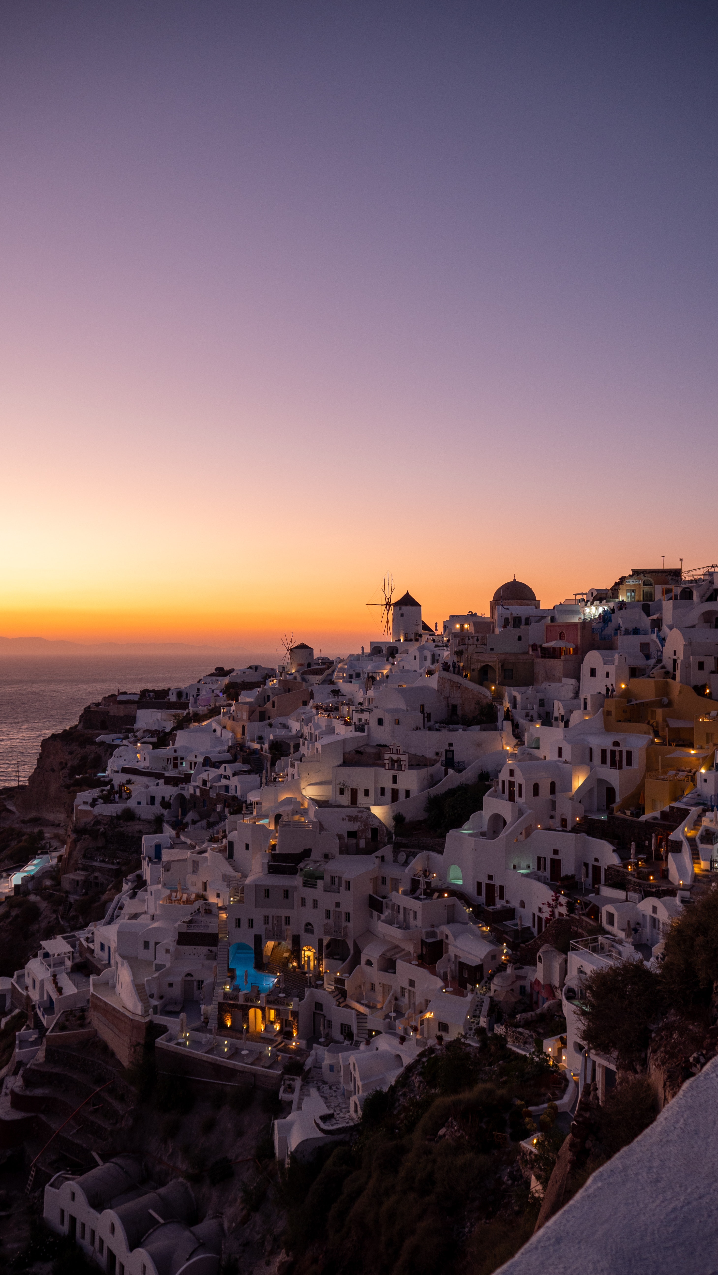 Sunset Santorini Wallpapers