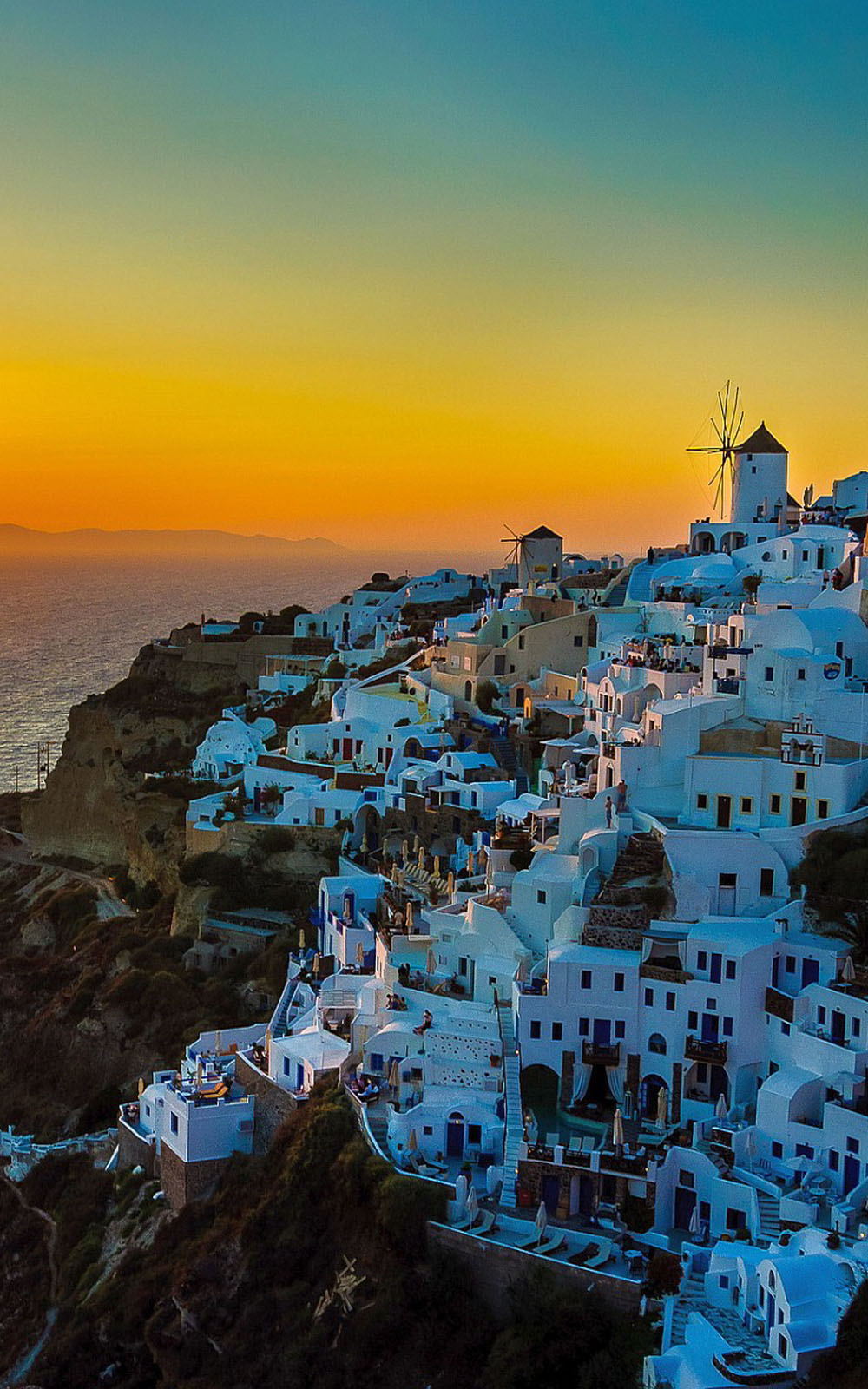 Sunset Santorini Wallpapers