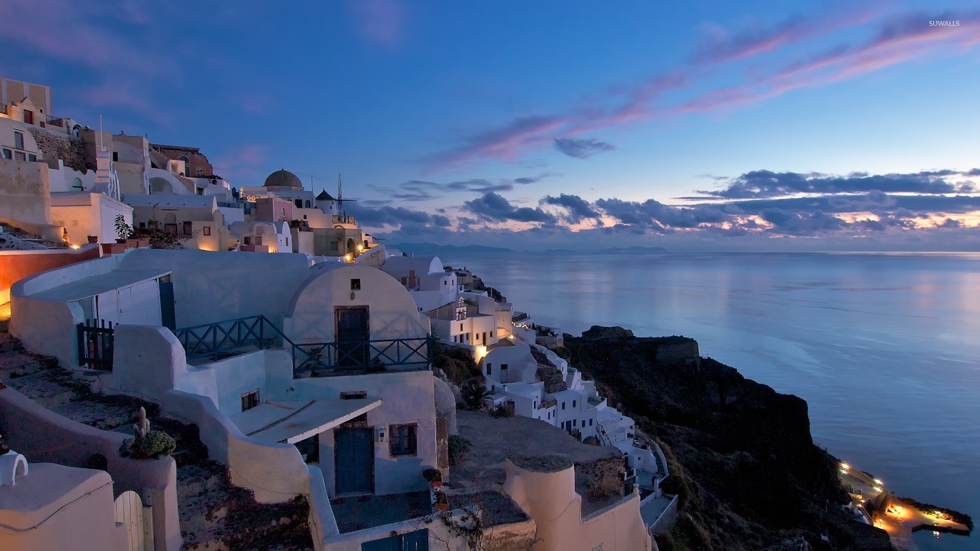 Sunset Santorini Wallpapers