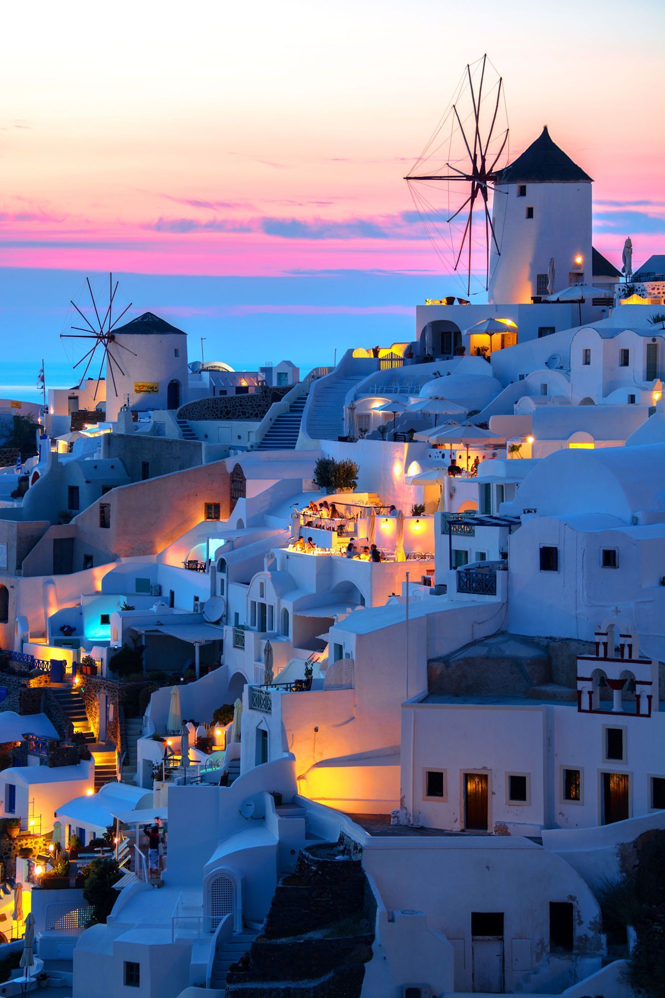 Sunset Santorini Wallpapers