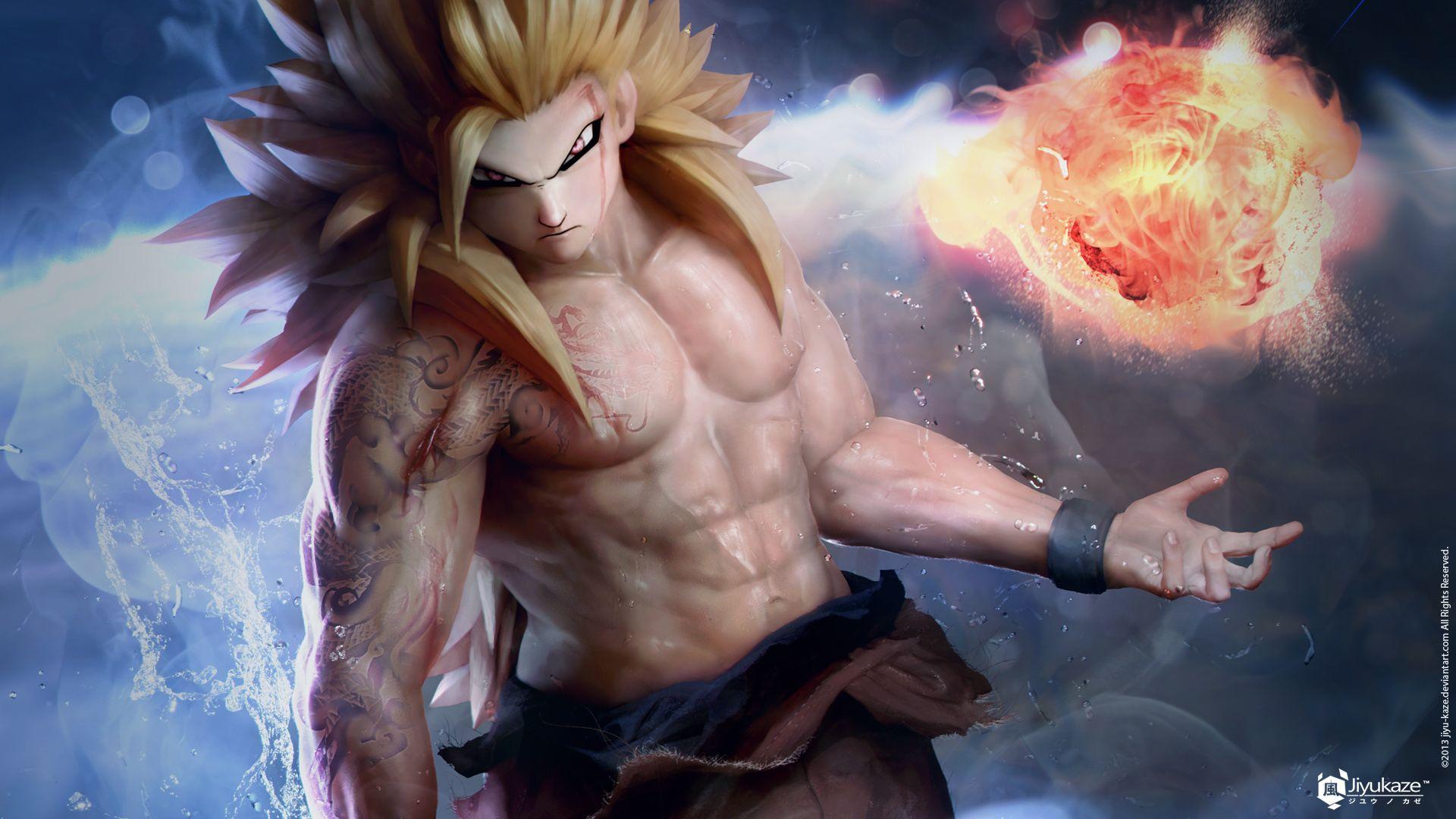 Super Sayian 3D Wallpapers