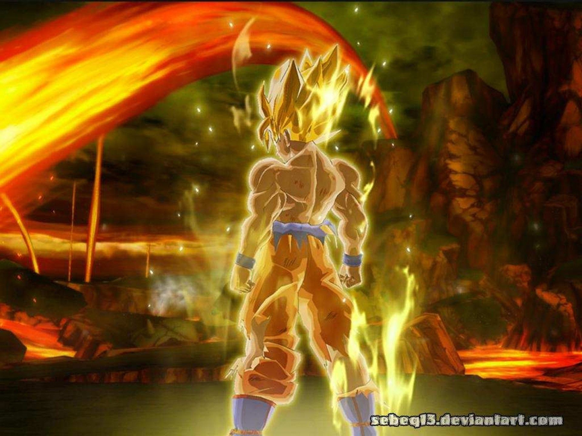 Super Sayian 3D Wallpapers