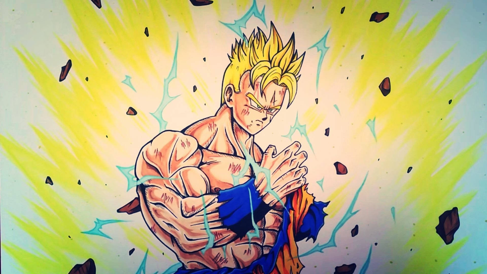 Super Sayian 3D Wallpapers