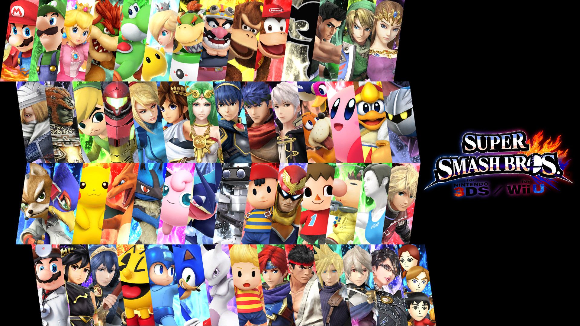 Super Smash Bros Wii U Characters Wallpapers