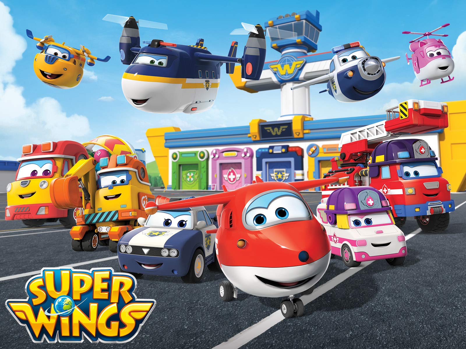 Super Wings Backdrop Wallpapers