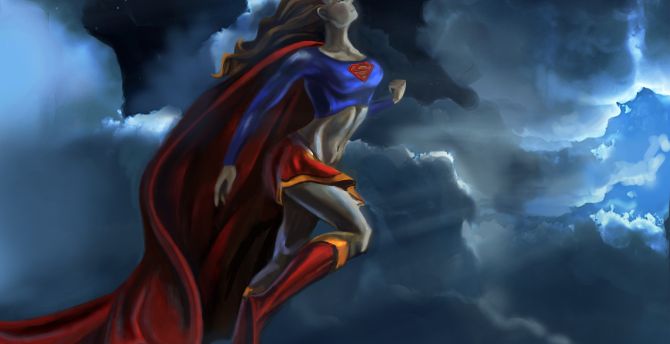 Supergirl Art Wallpapers