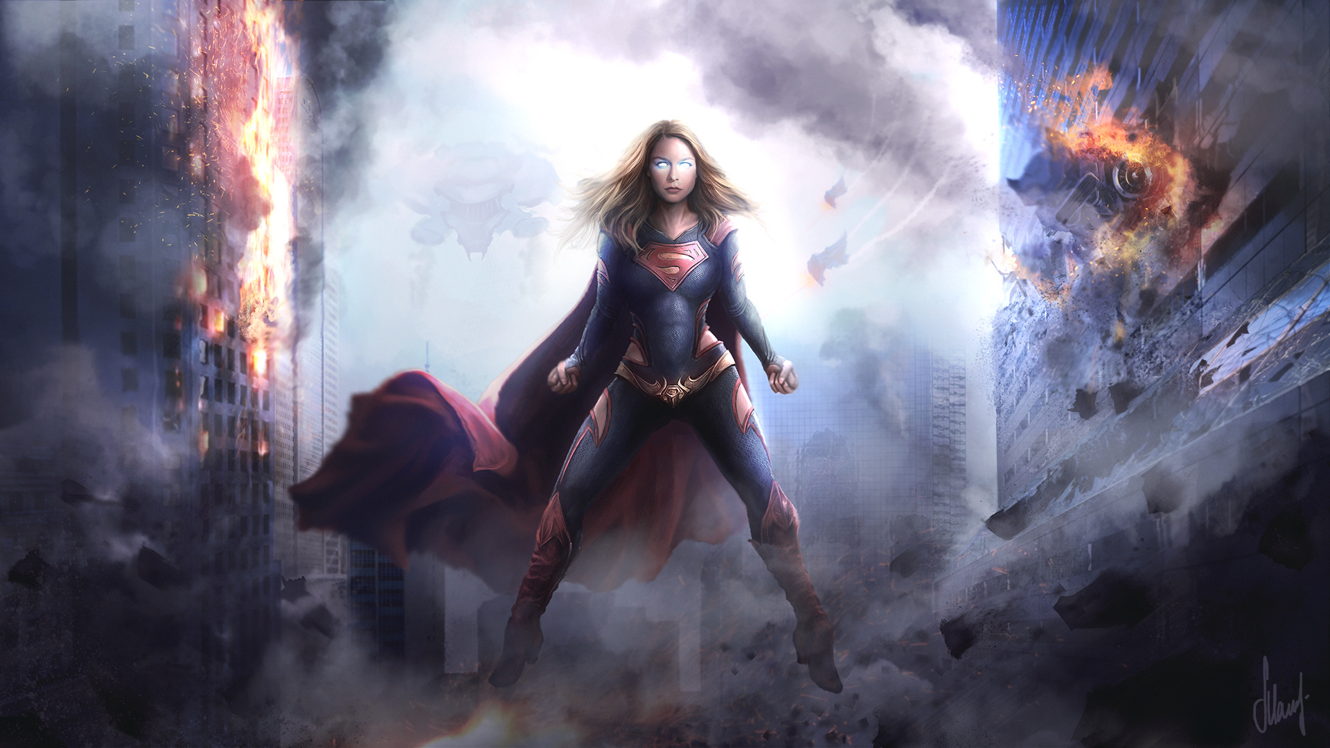 Supergirl Art Wallpapers