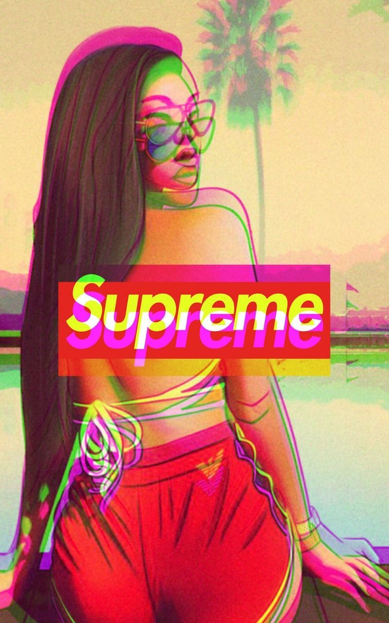 Supreme Cartoon Girl Wallpapers