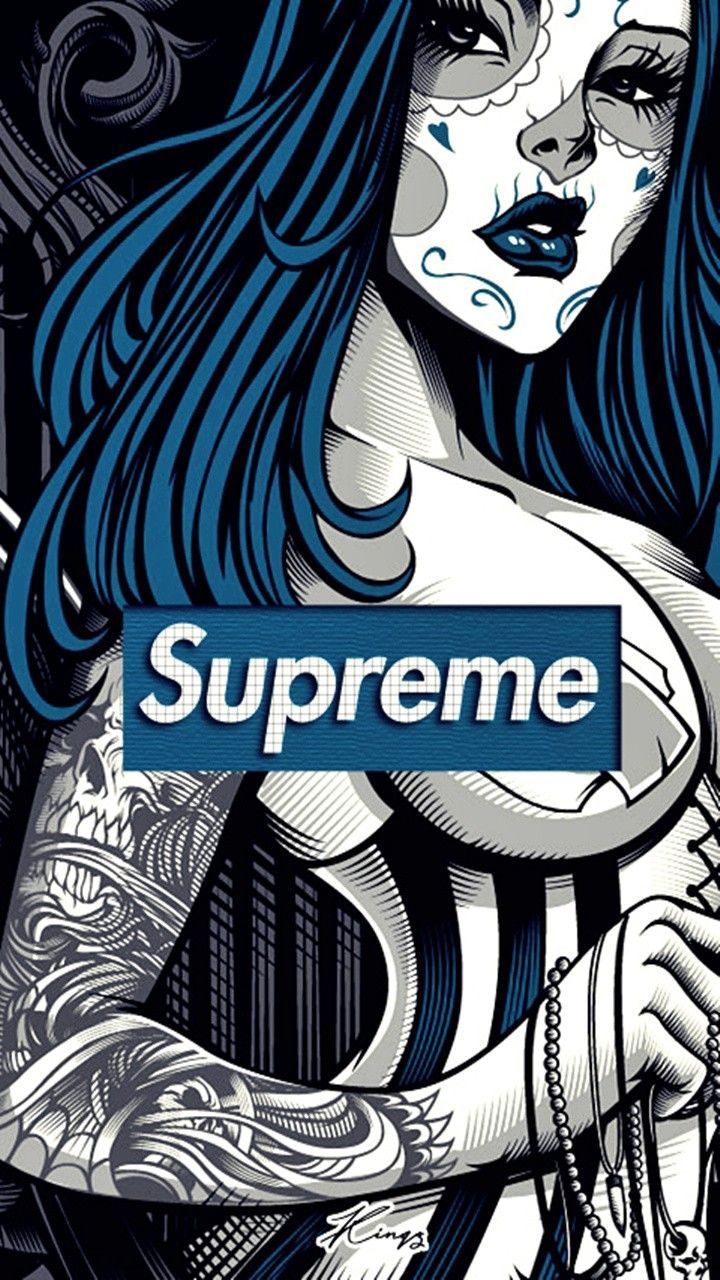 Supreme Cartoon Girl Wallpapers