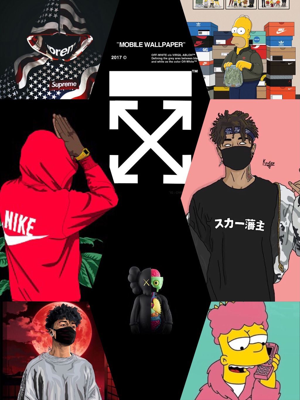 Supreme Hypebeast Cartoon Wallpapers