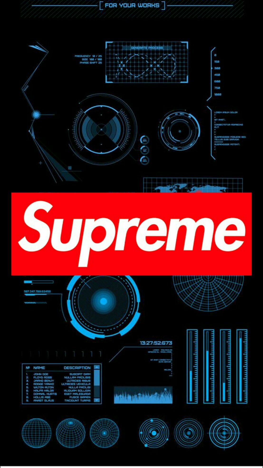 Supreme Iphone 5 Wallpapers