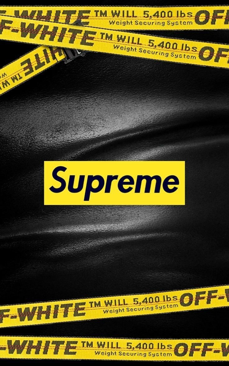 Supreme X Off White Wallpapers