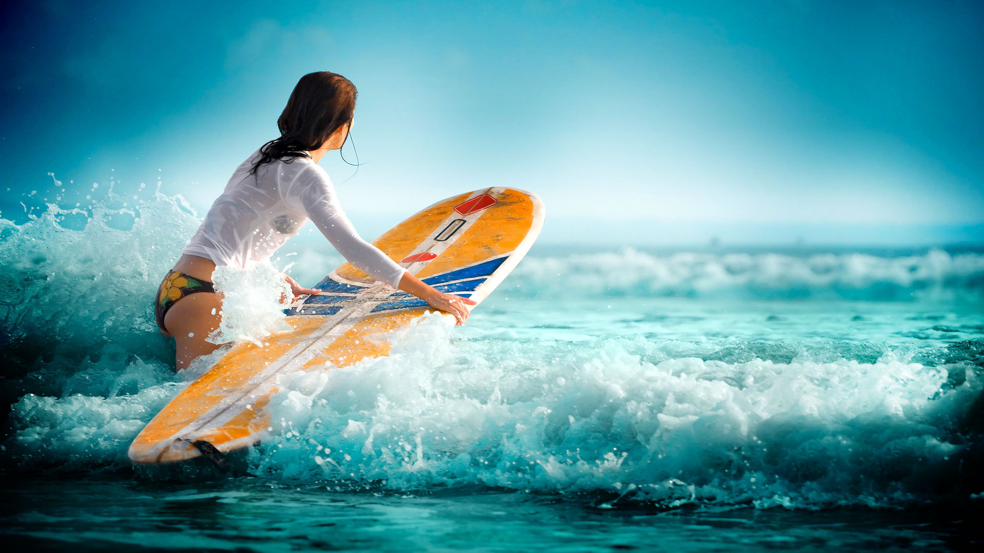 Surfer Girl Wallpapers