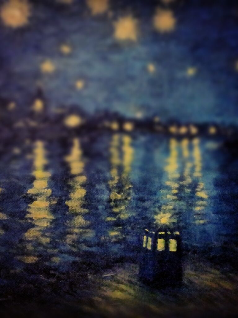 Tardis Van Gogh Wallpapers