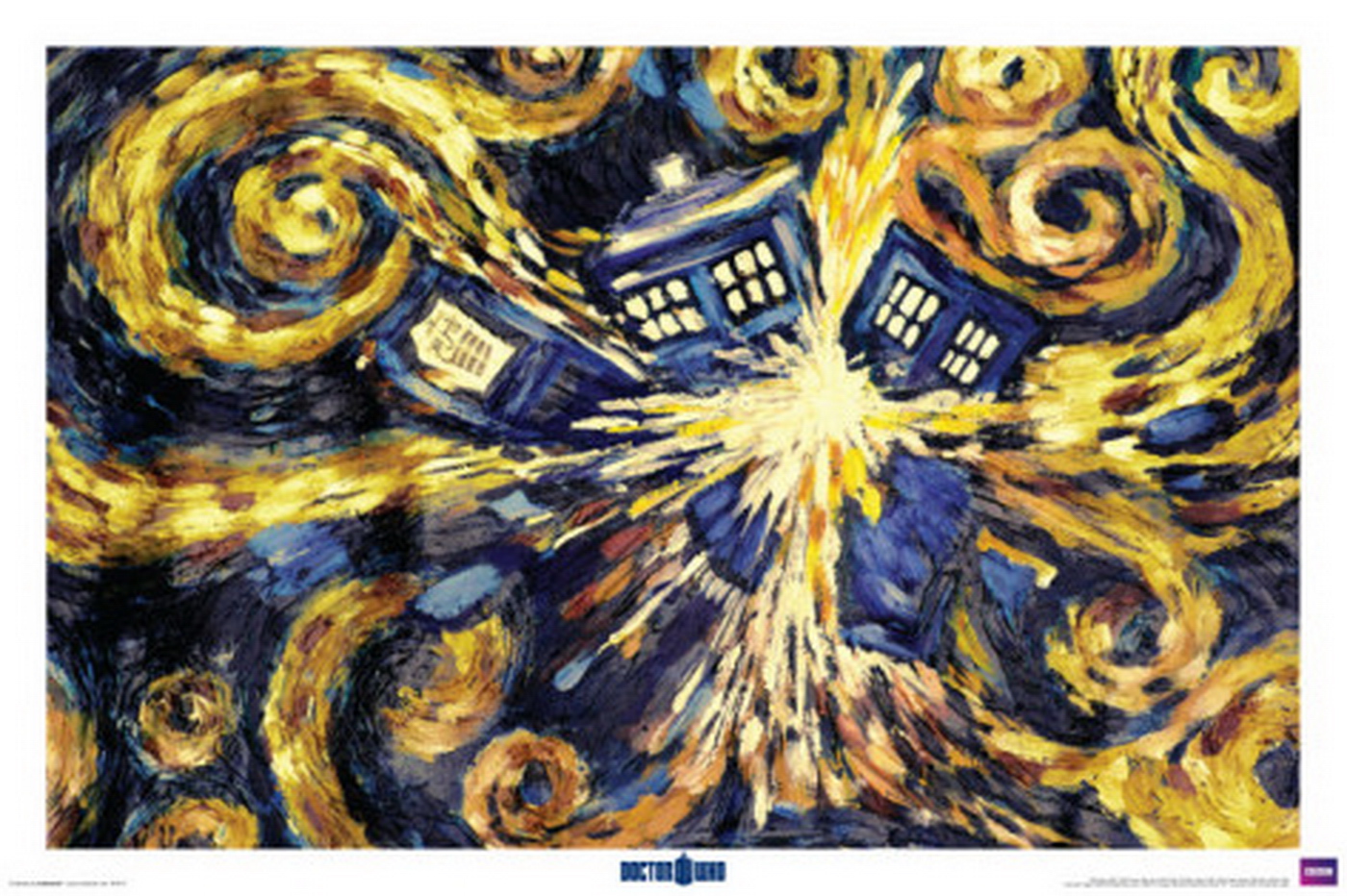 Tardis Van Gogh Wallpapers