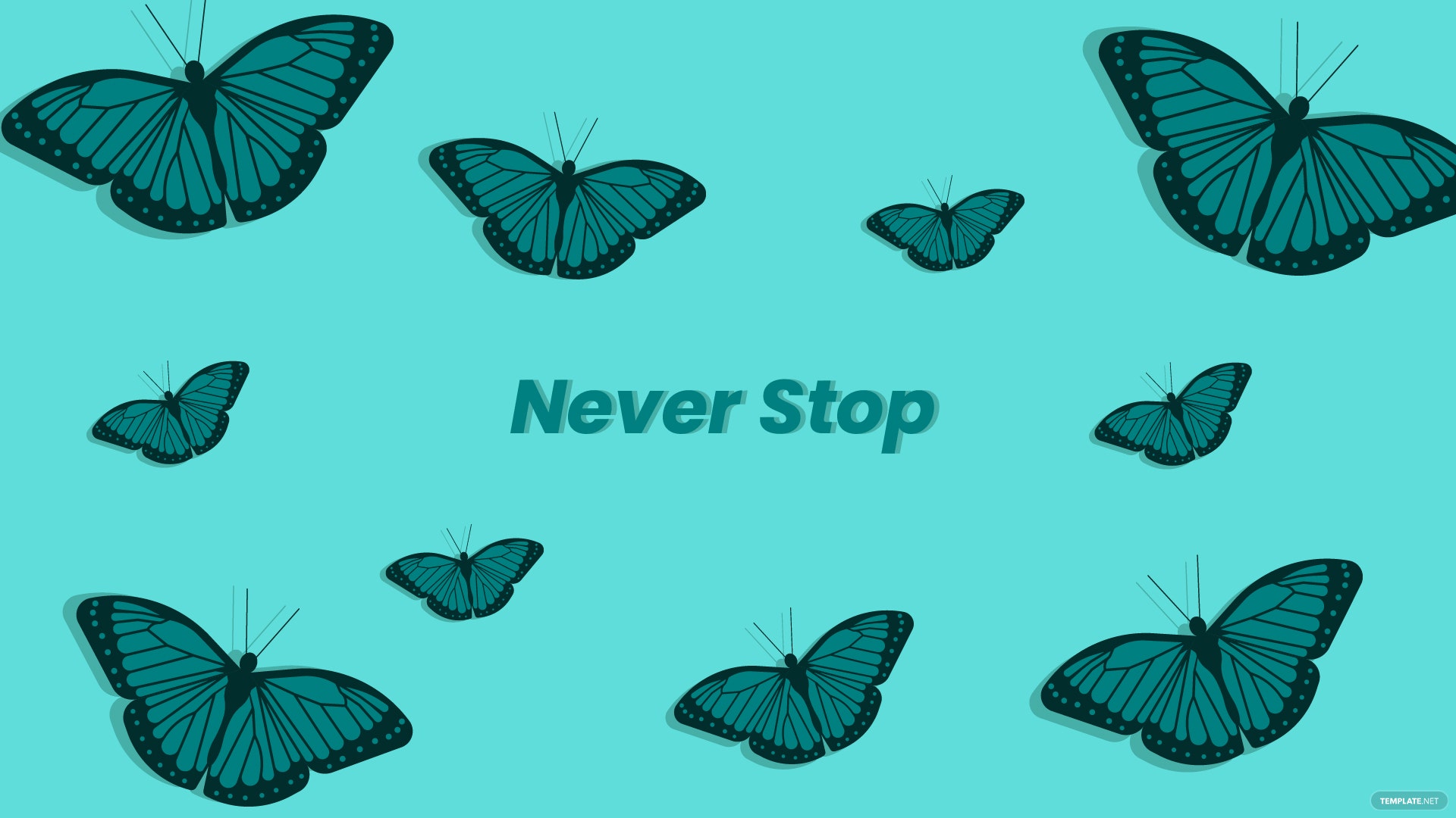 Teal Butterfly Wallpapers