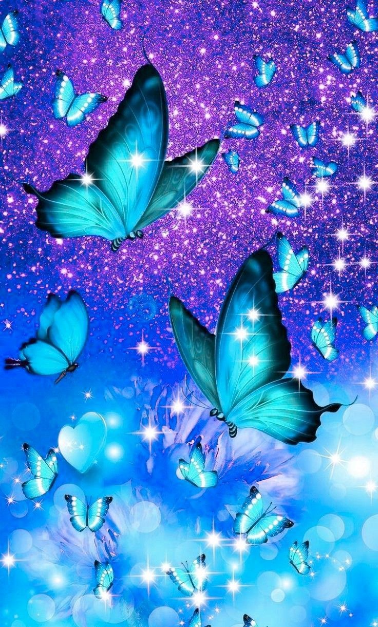 Teal Butterfly Wallpapers