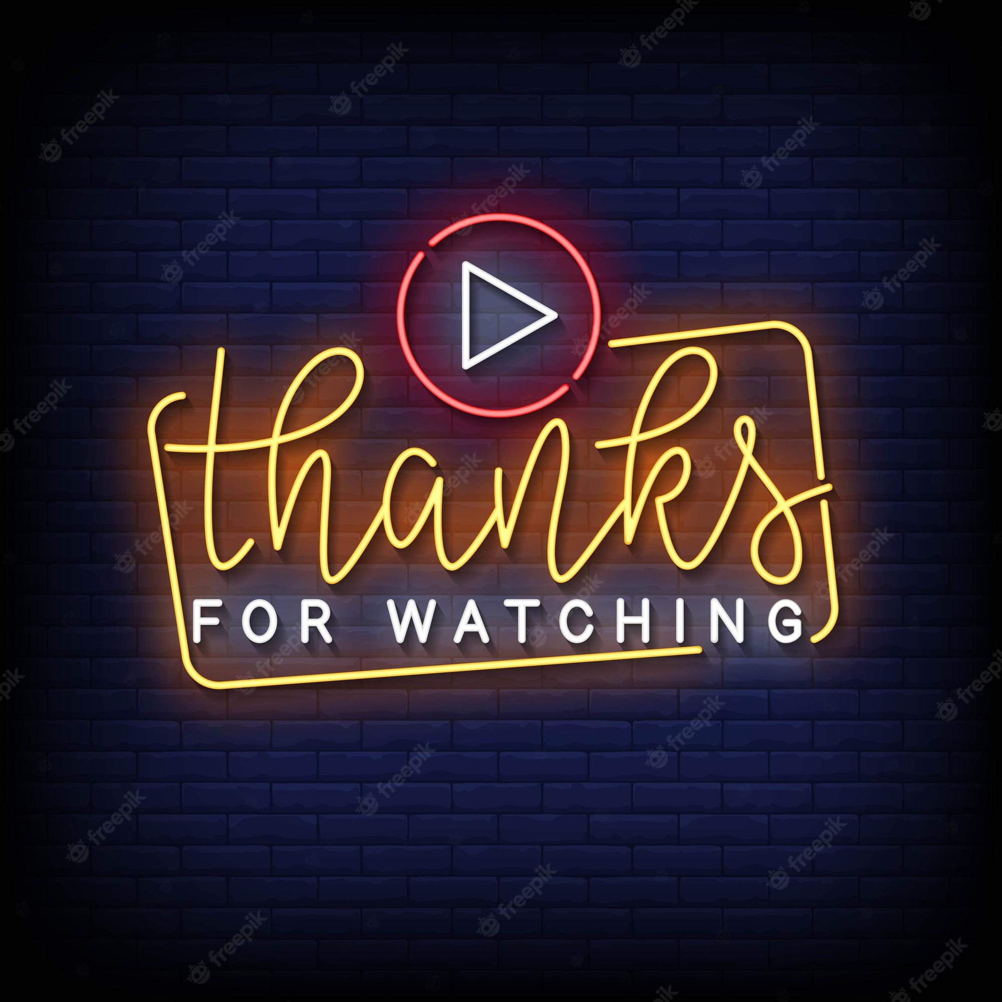 Thanks For Watching Picture Wallpapers