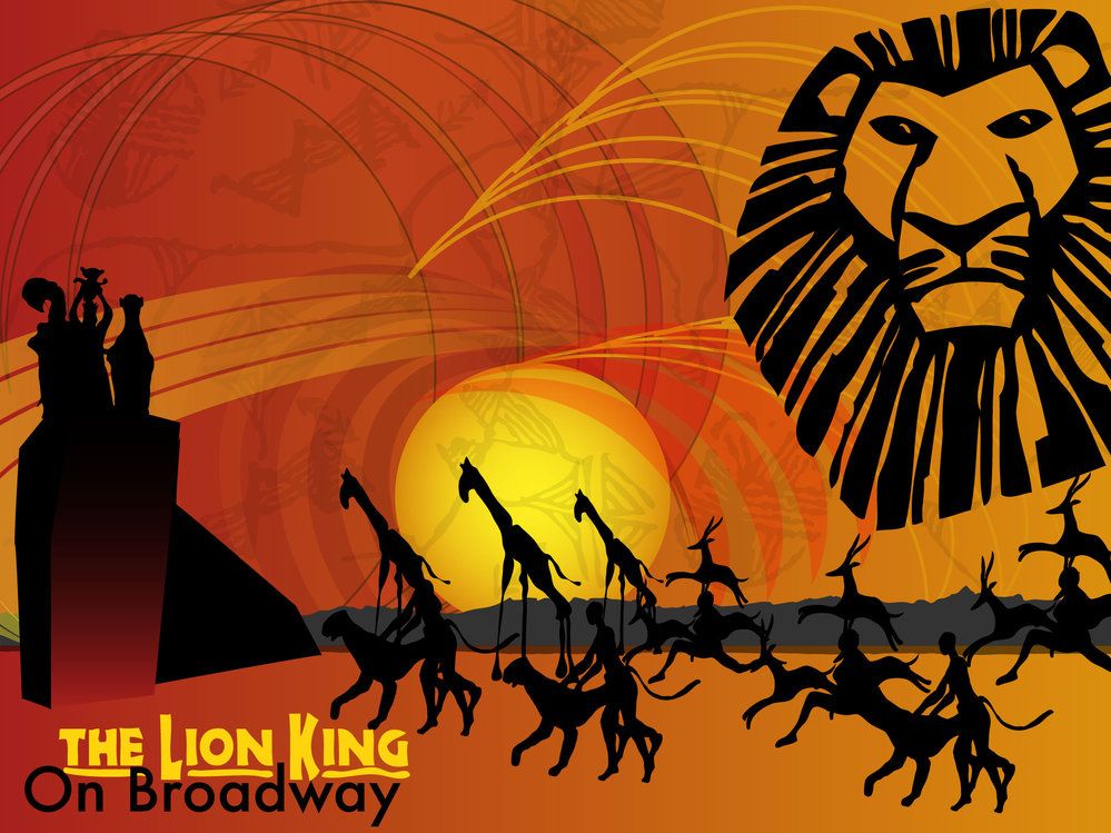 The Lion King Broadway Poster Wallpapers