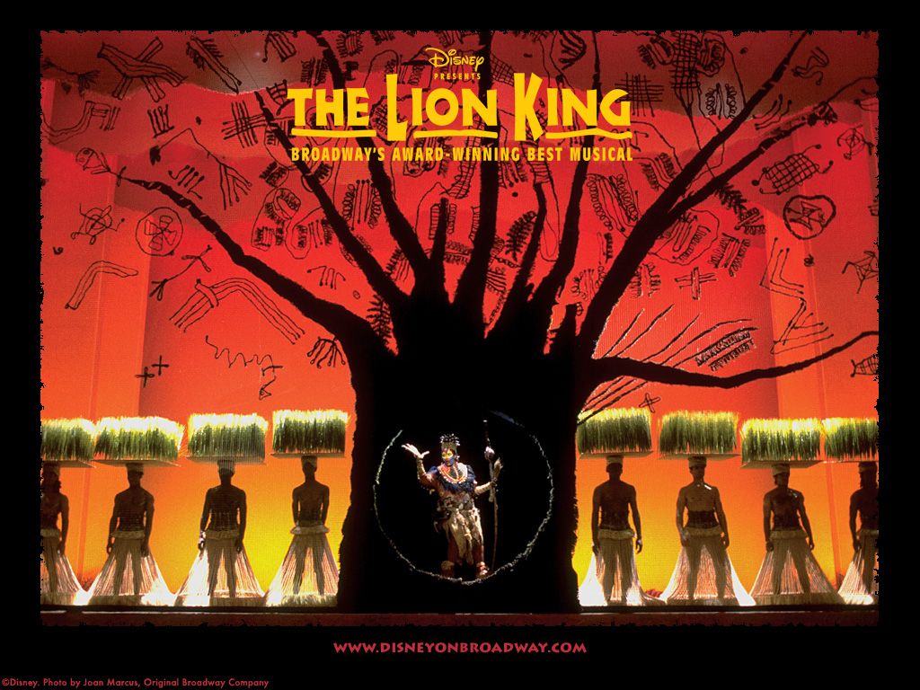 The Lion King Broadway Poster Wallpapers