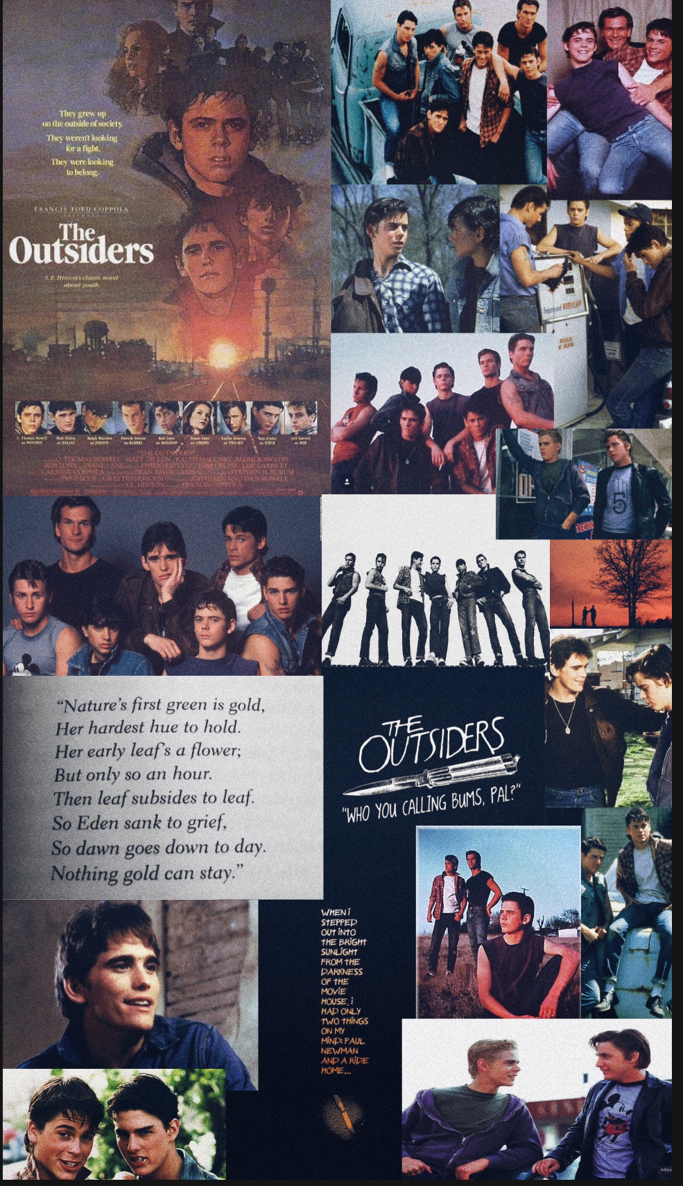 The Outsiders Aesthetic Wallpapers