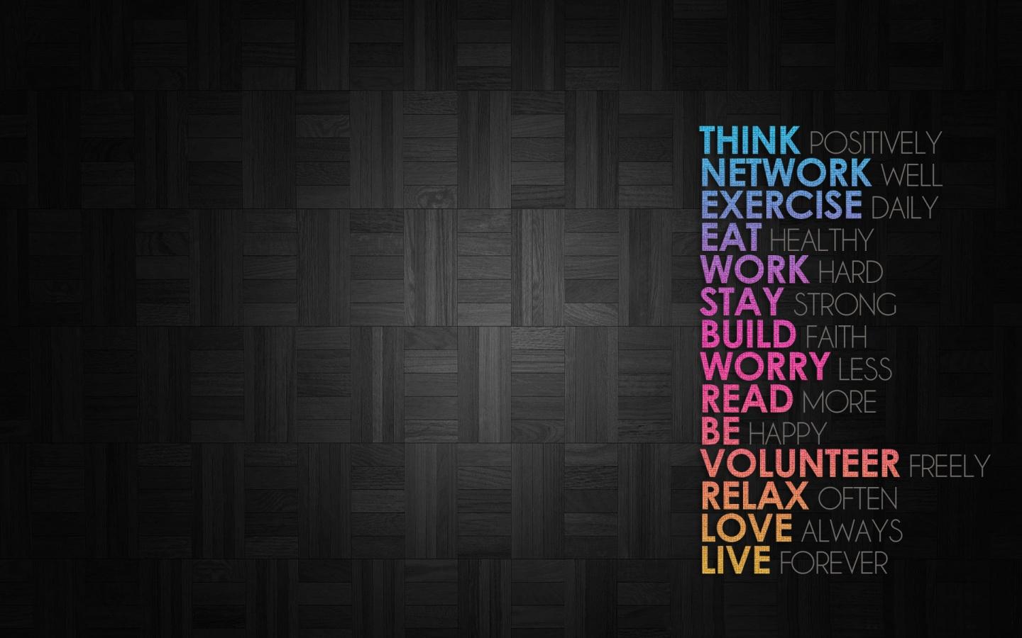 Think Positive Wallpapers