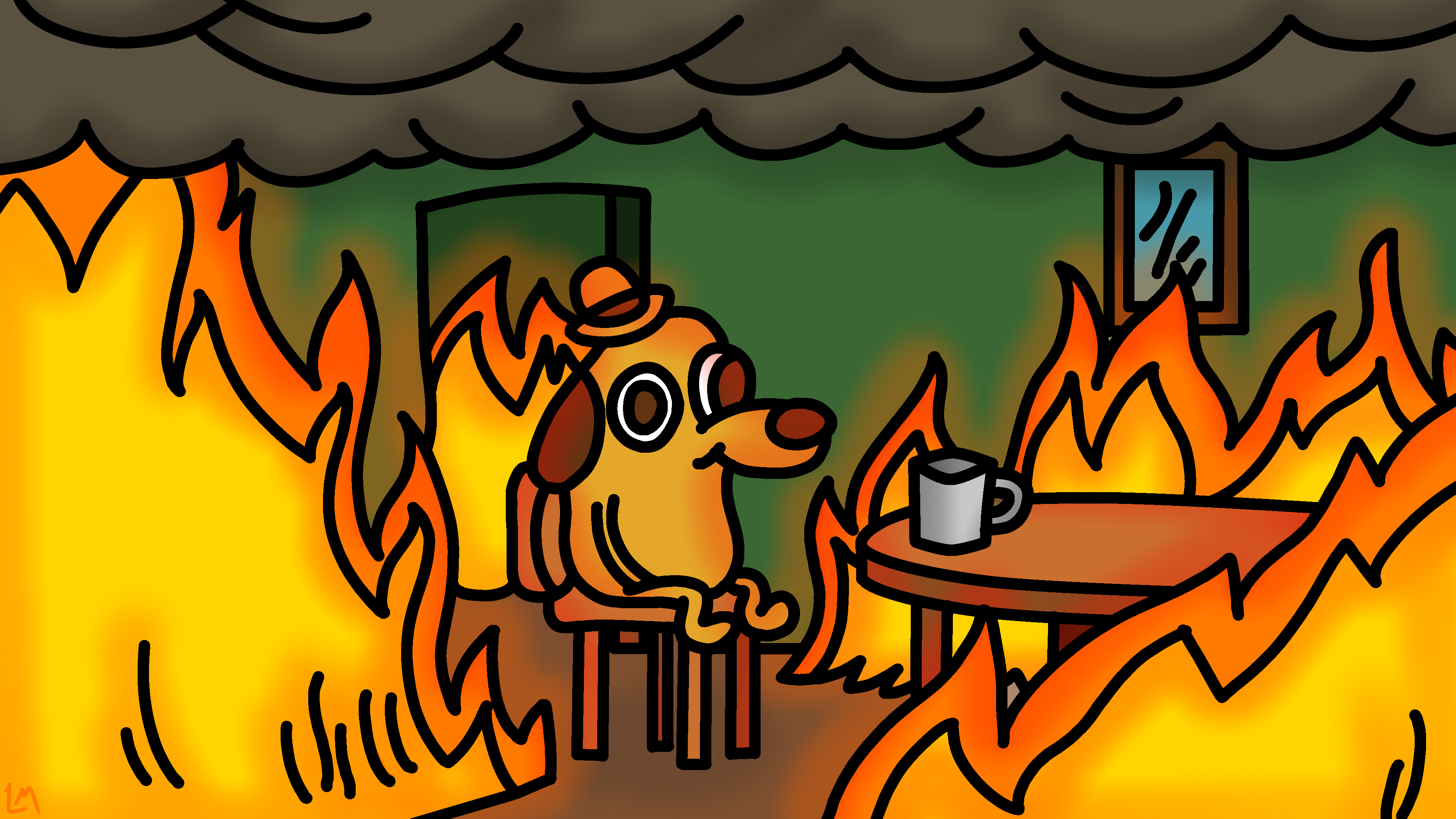 This Is Fine Wallpapers