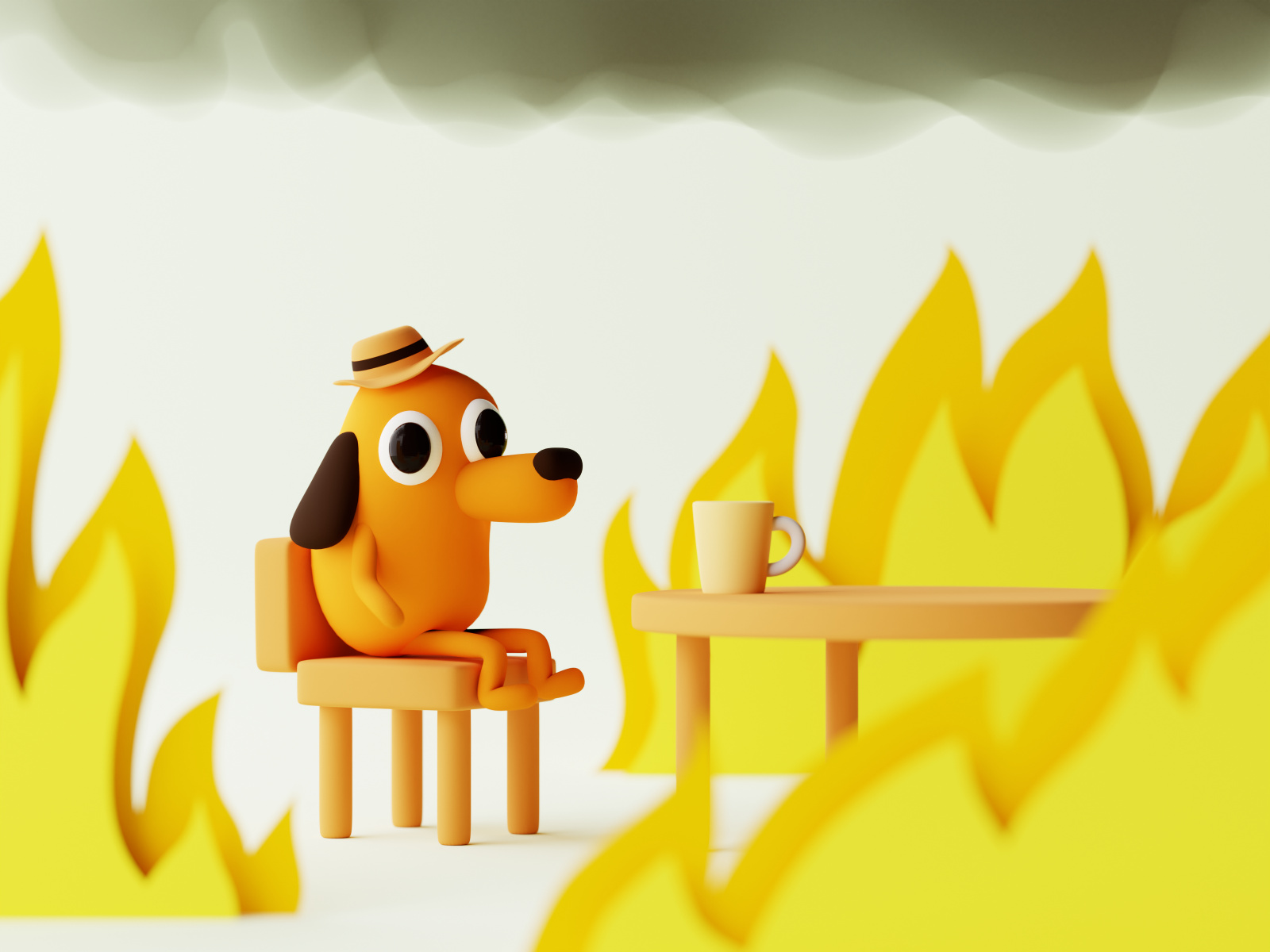 This Is Fine Wallpapers