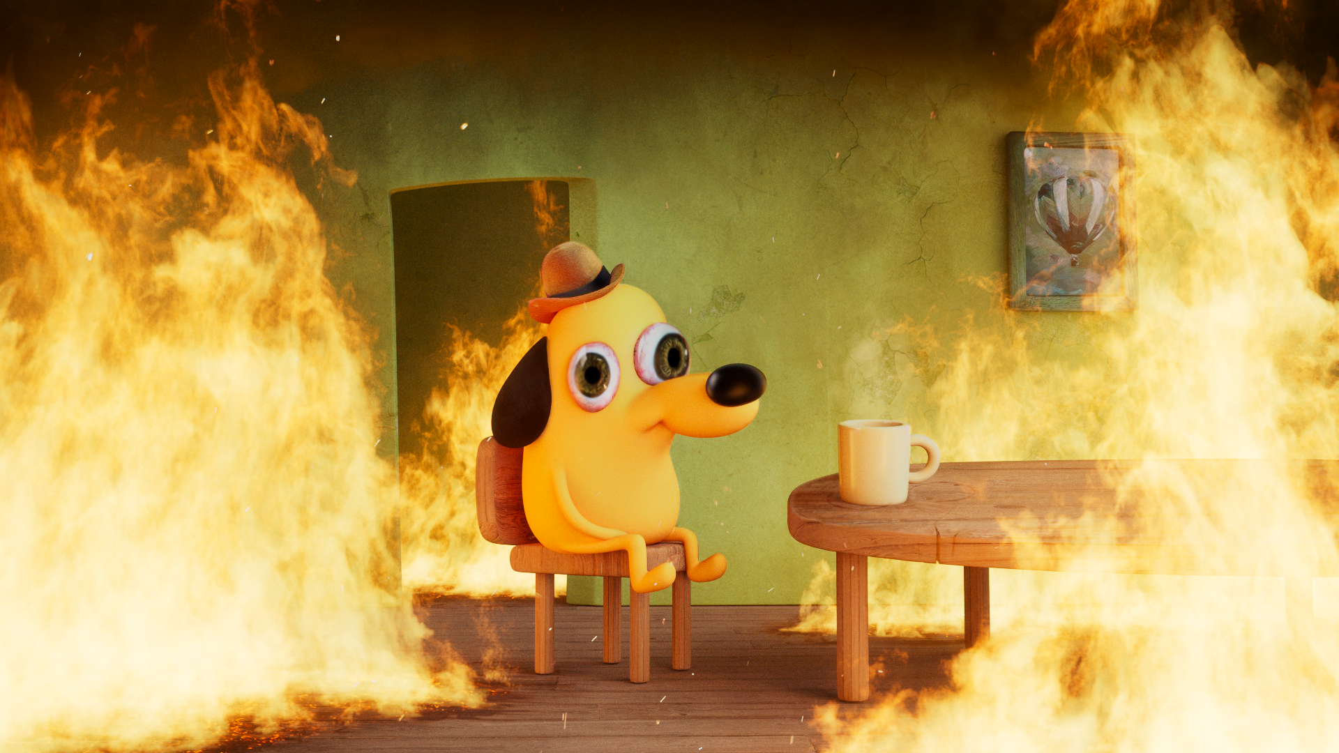 This Is Fine Wallpapers