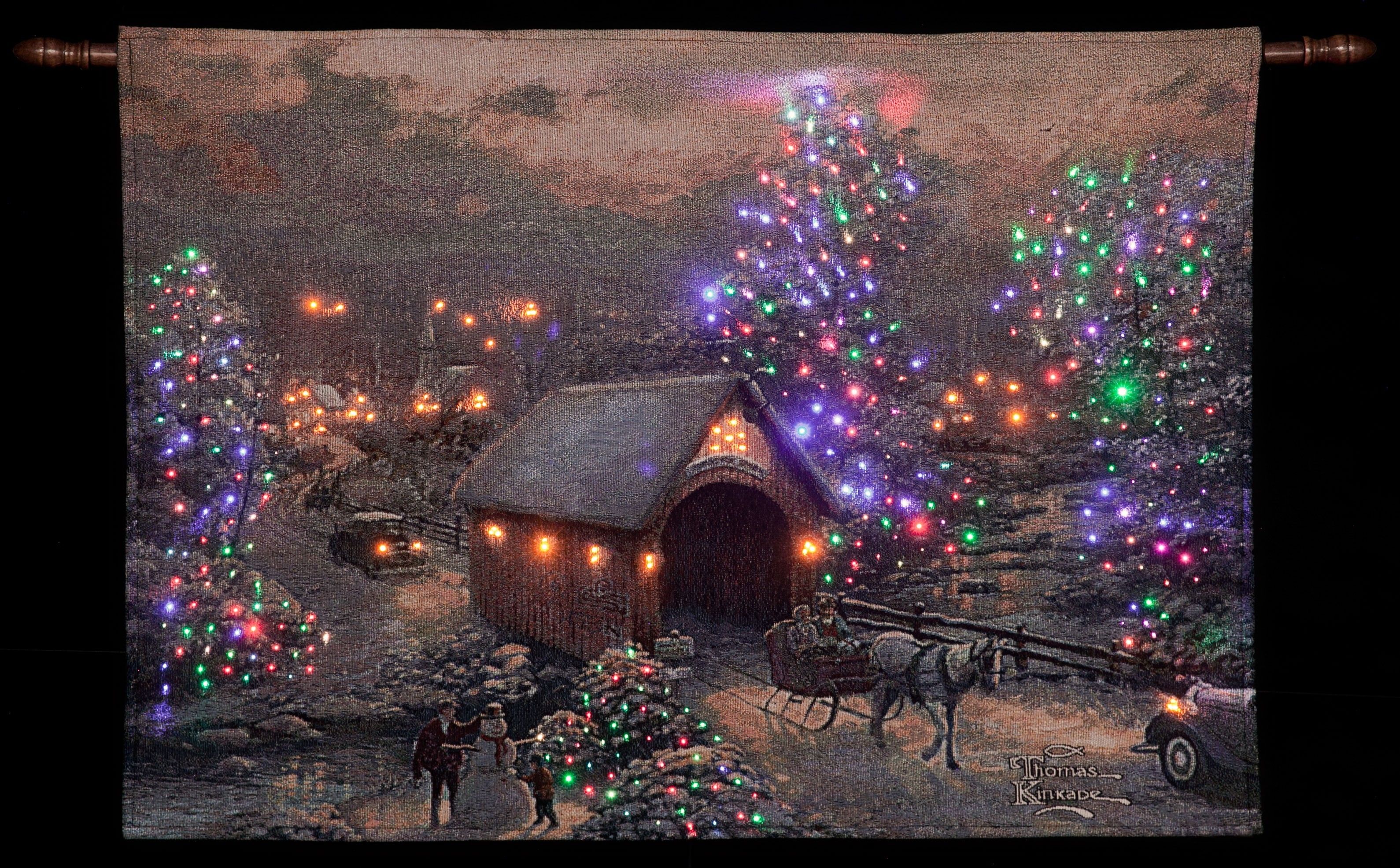 Thomas Kinkade Christmas Wallpapers