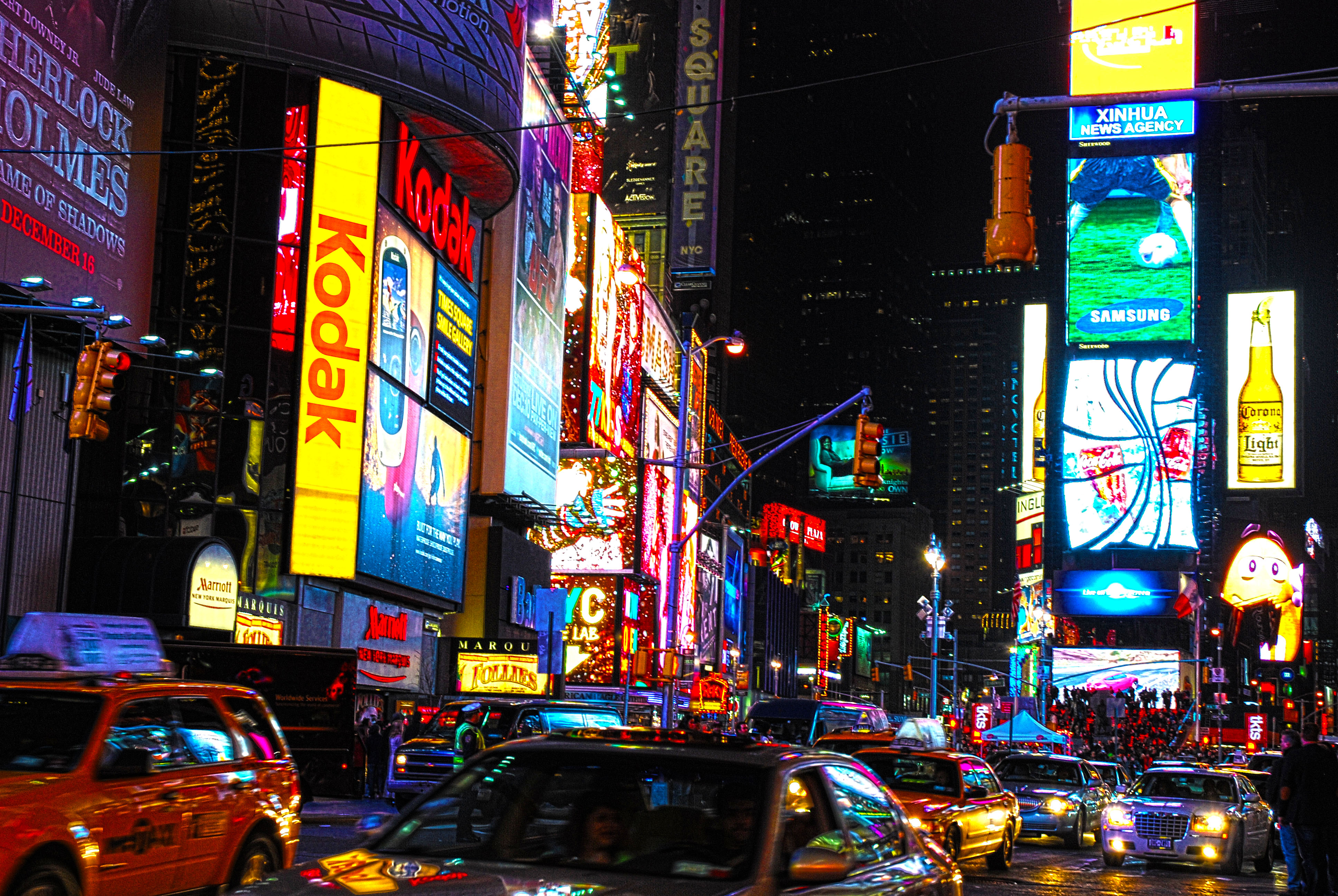 Times Square New York City At Night Wallpapers