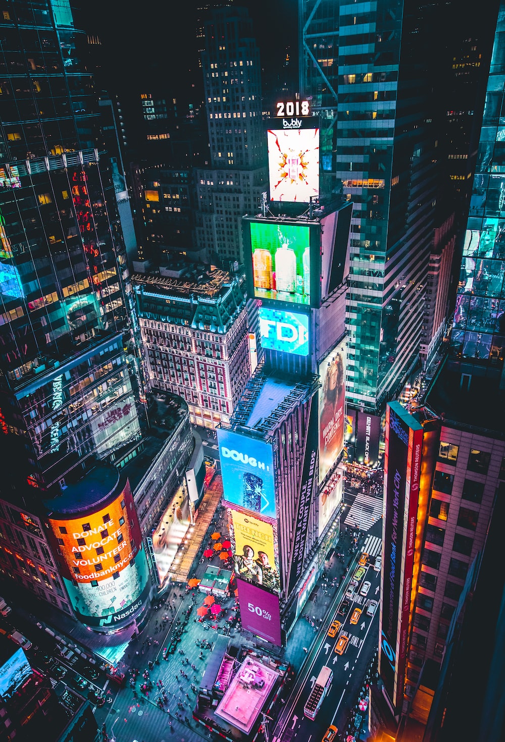 Times Square New York City At Night Wallpapers