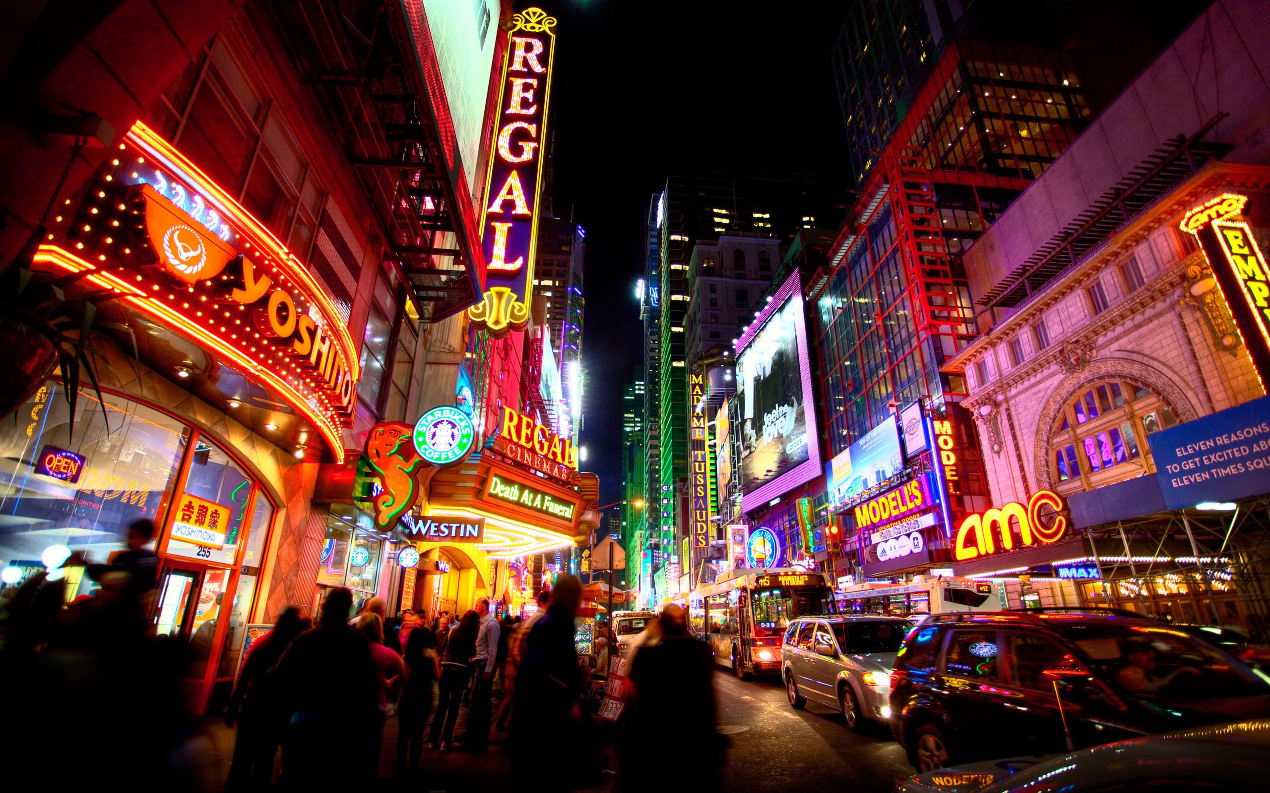 Times Square New York City At Night Wallpapers