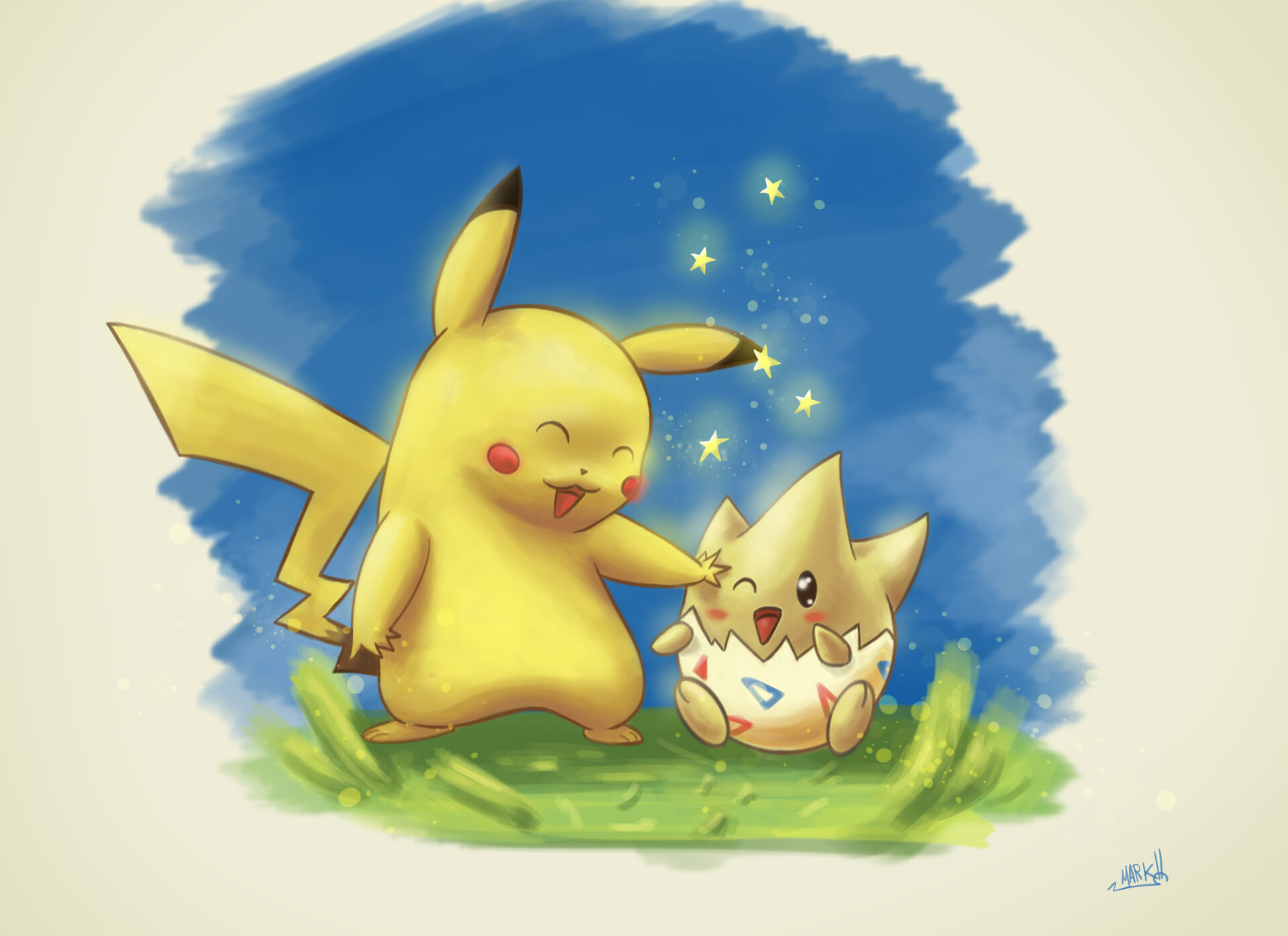 Togepi And Pikachu Wallpapers