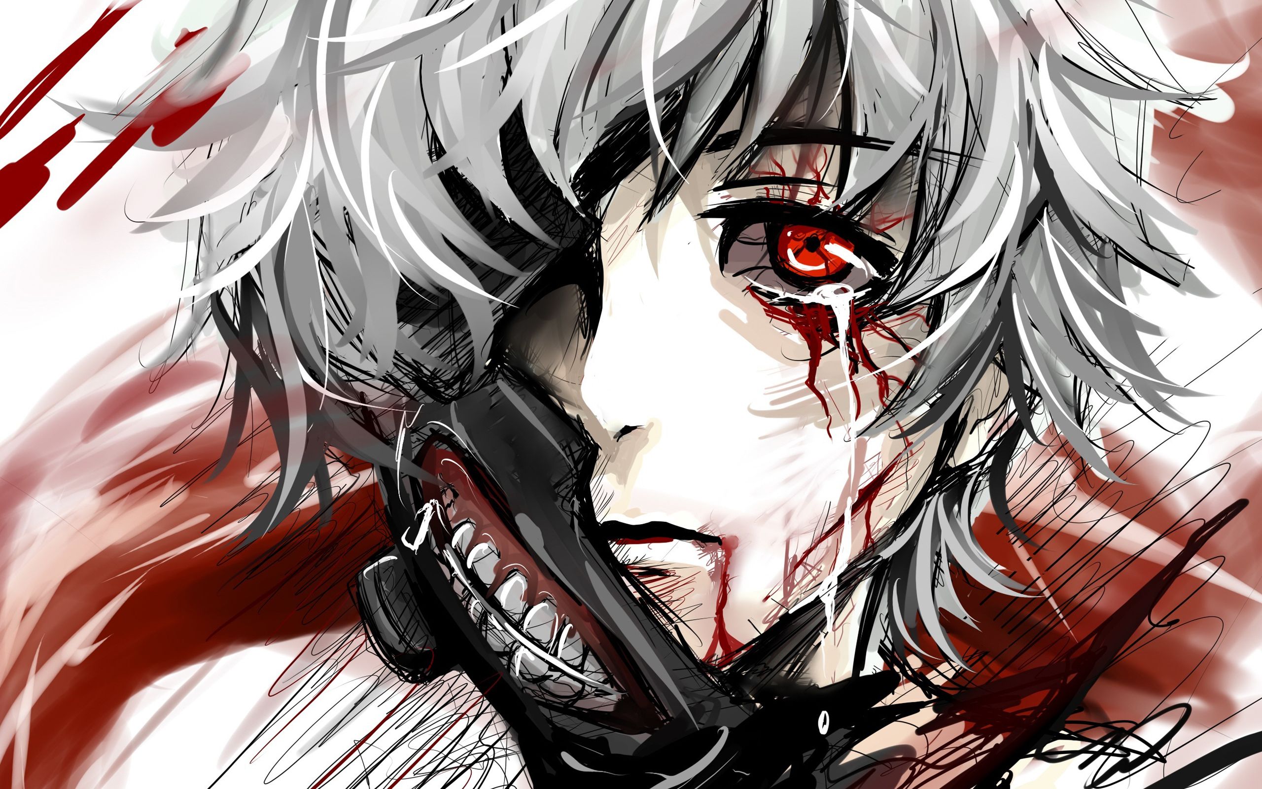 Tokyo Ghoul Kaneki Crying Wallpapers