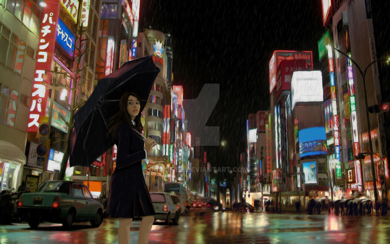 Tokyo Rain Wallpapers