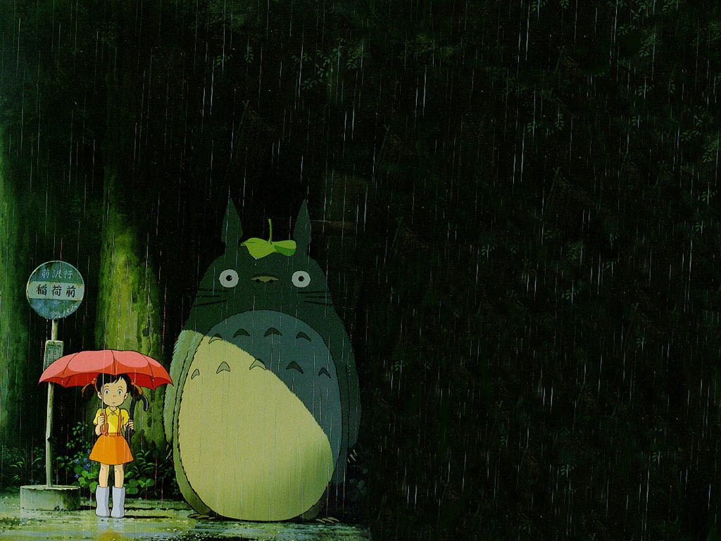 Totoro Bus Stop Wallpapers