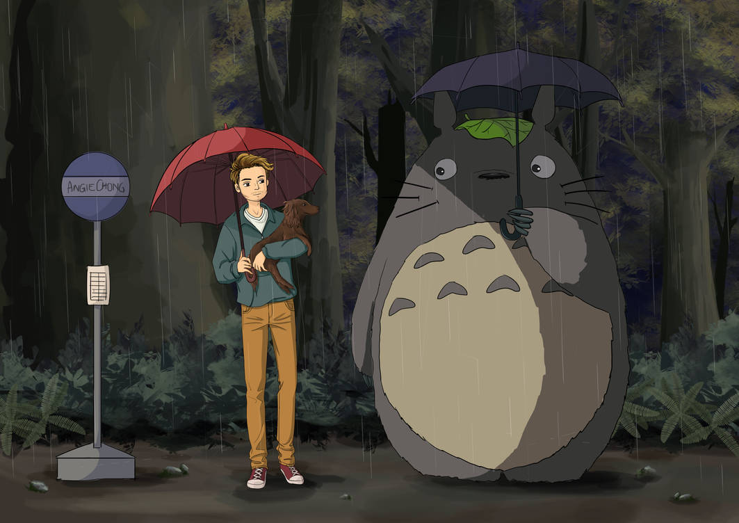 Totoro Bus Stop Wallpapers