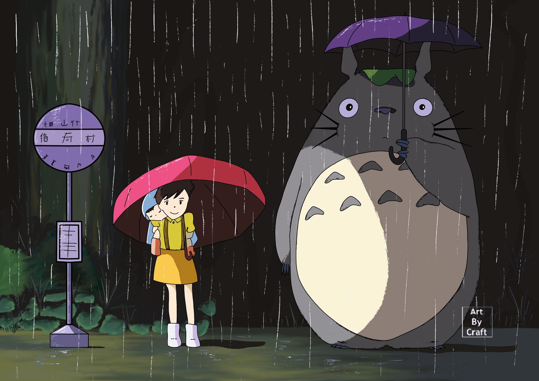 Totoro Umbrella Wallpapers