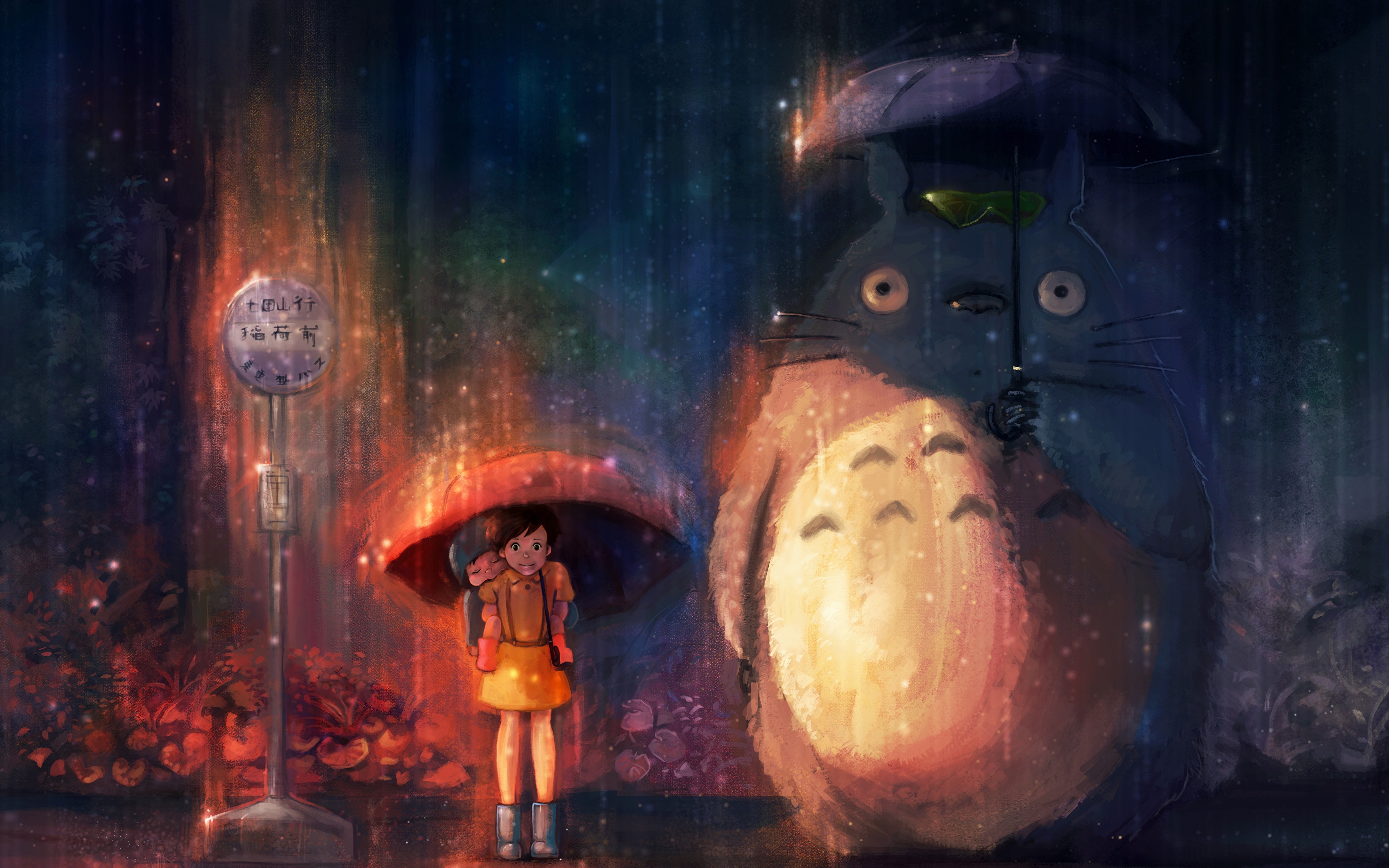 Totoro Umbrella Wallpapers