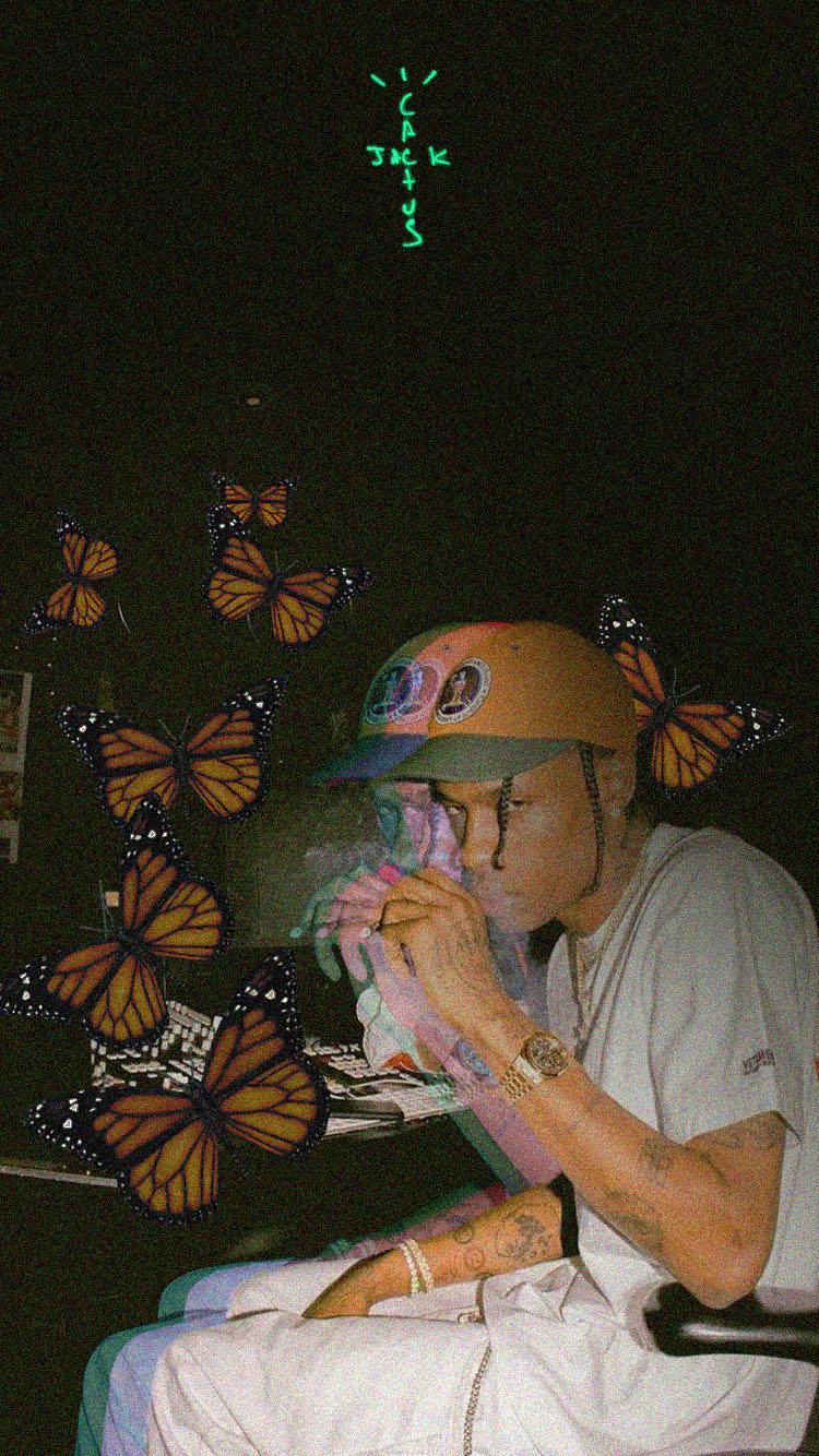 Travis Scott Butterfly Wallpapers