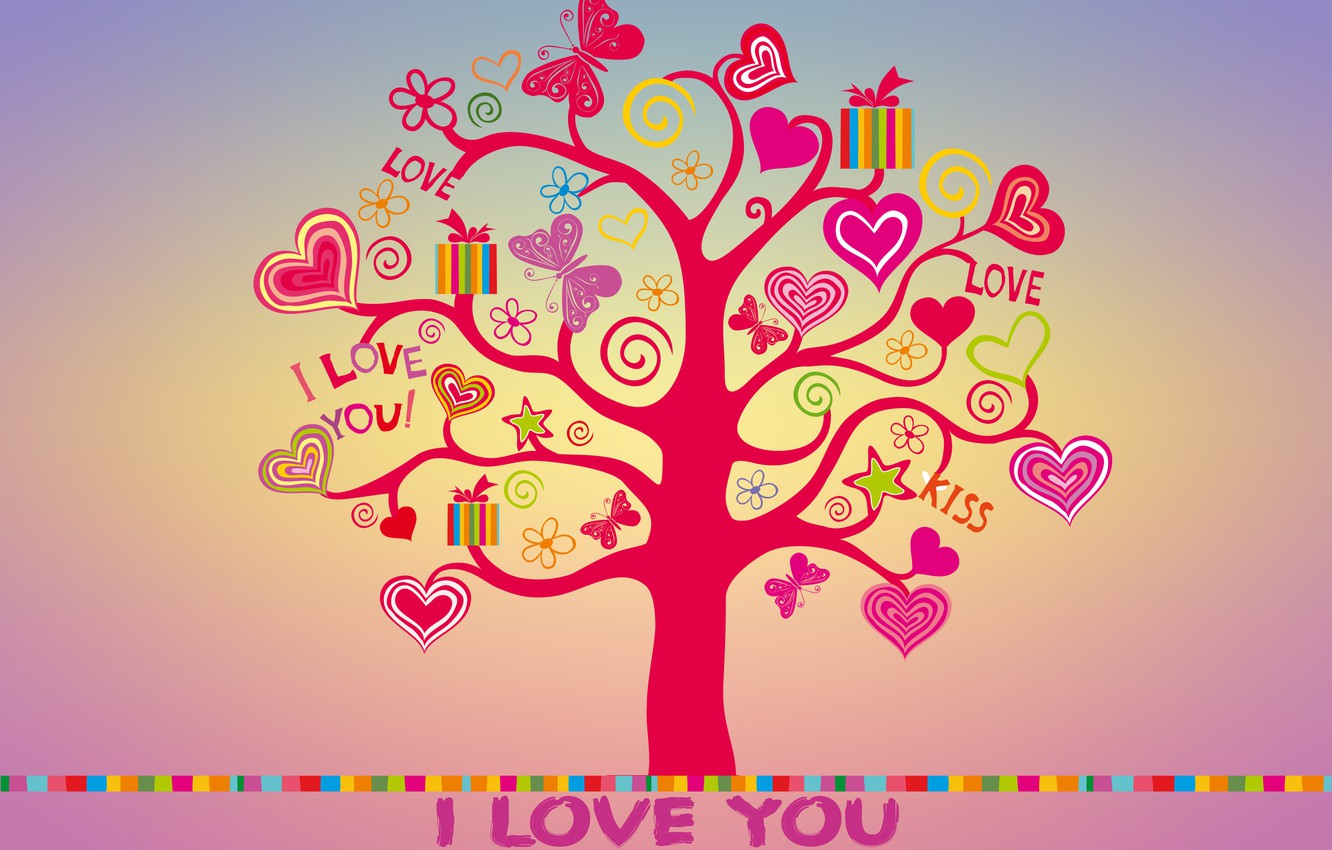 Tree For Love Wallpapers