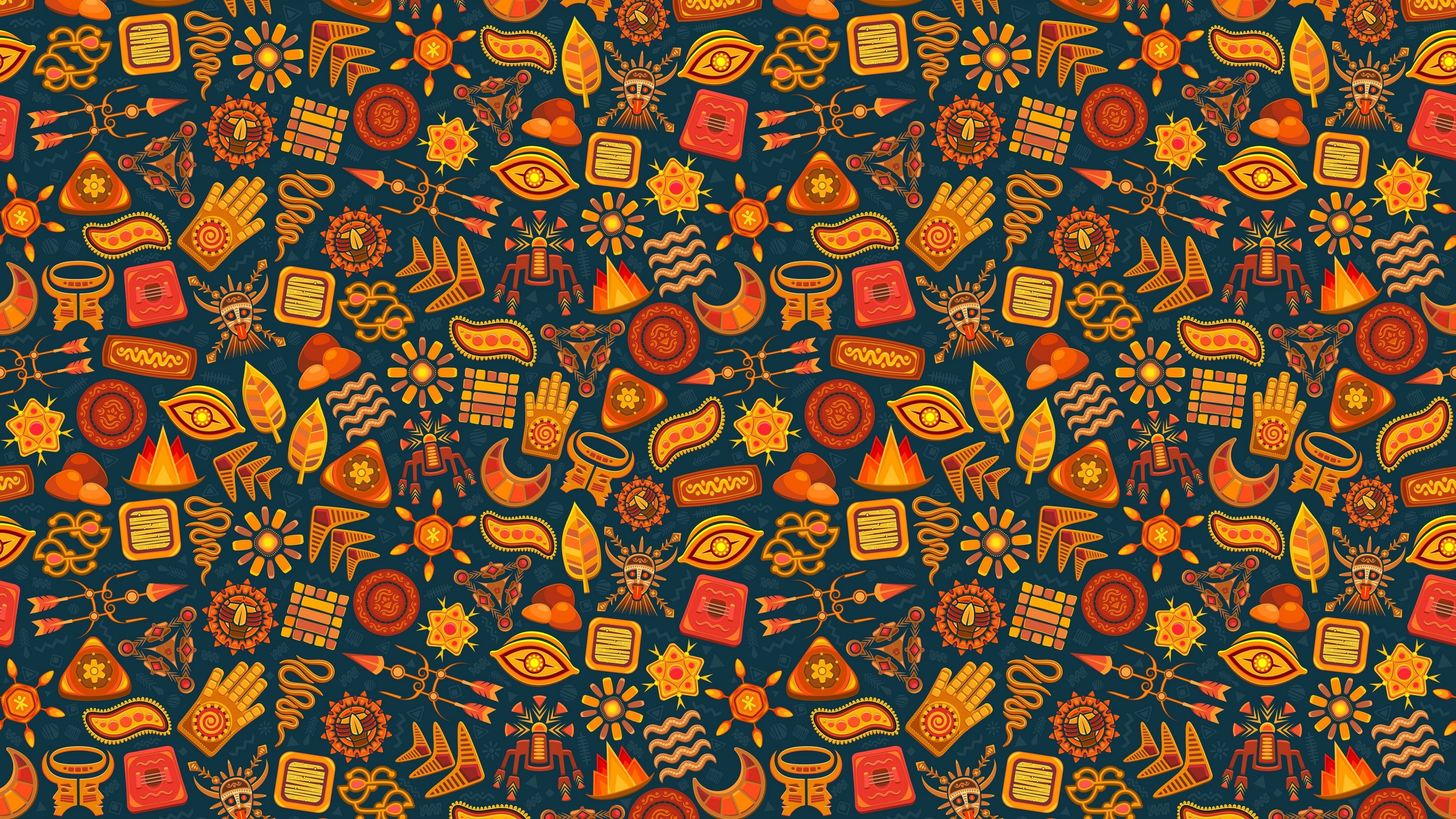 Tribal Paint Designs Wallpapers