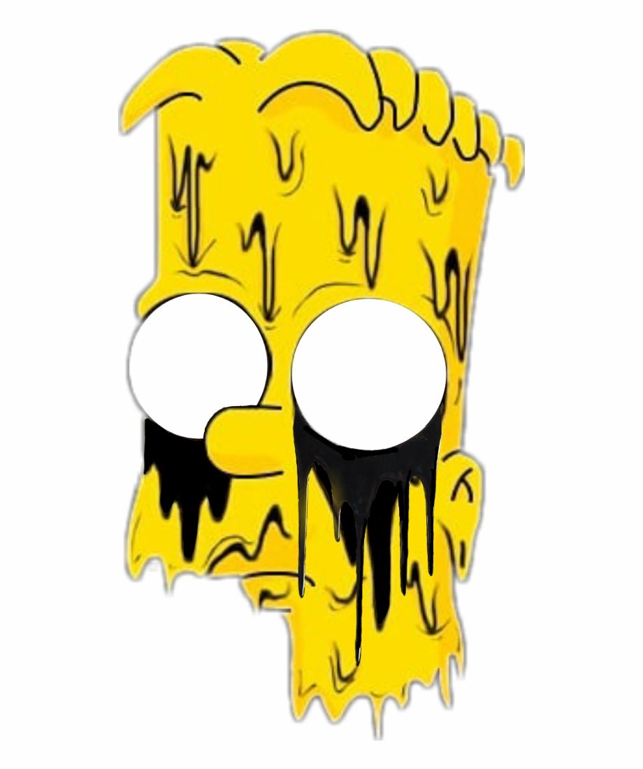 Trippy Bart Simpson Drawing Wallpapers