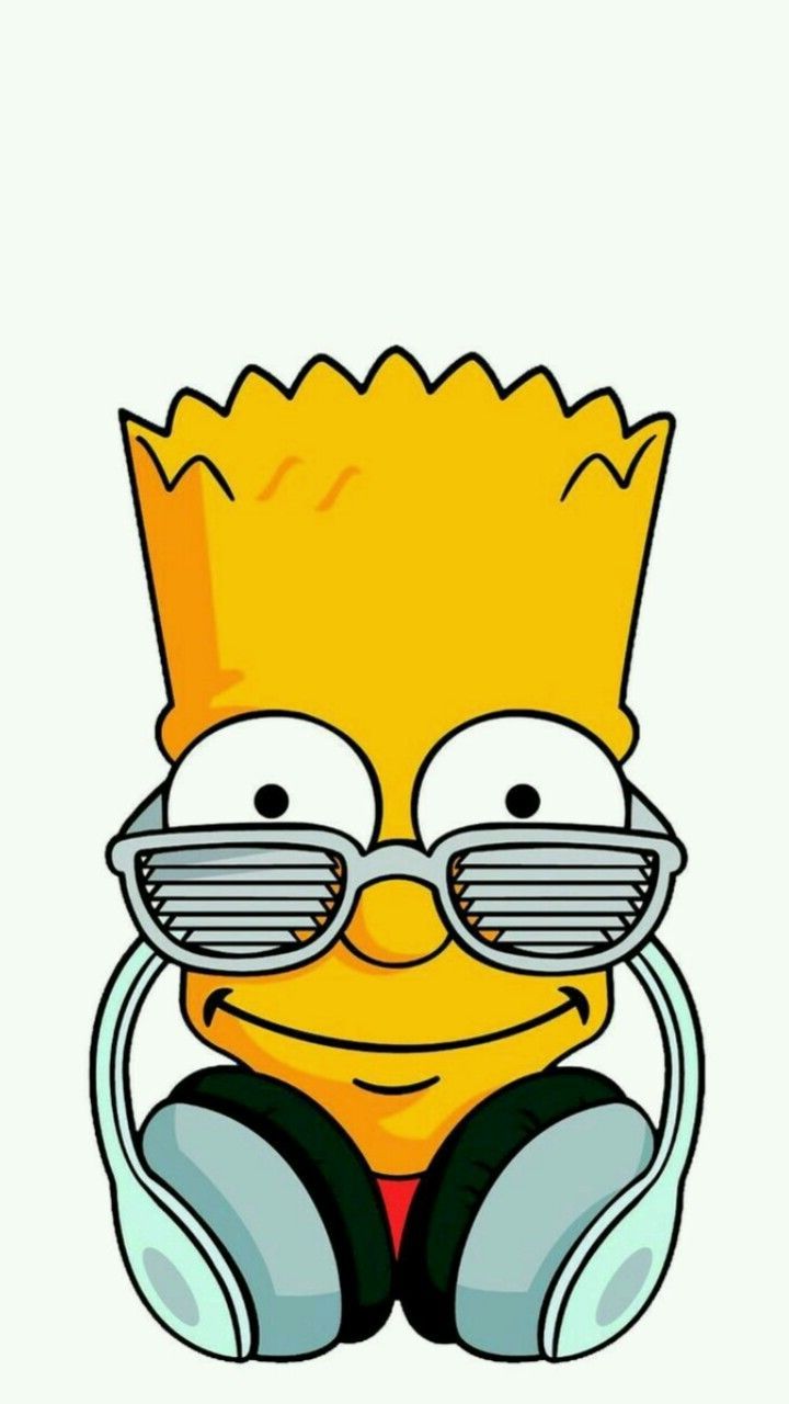 Trippy Bart Simpson Drawing Wallpapers