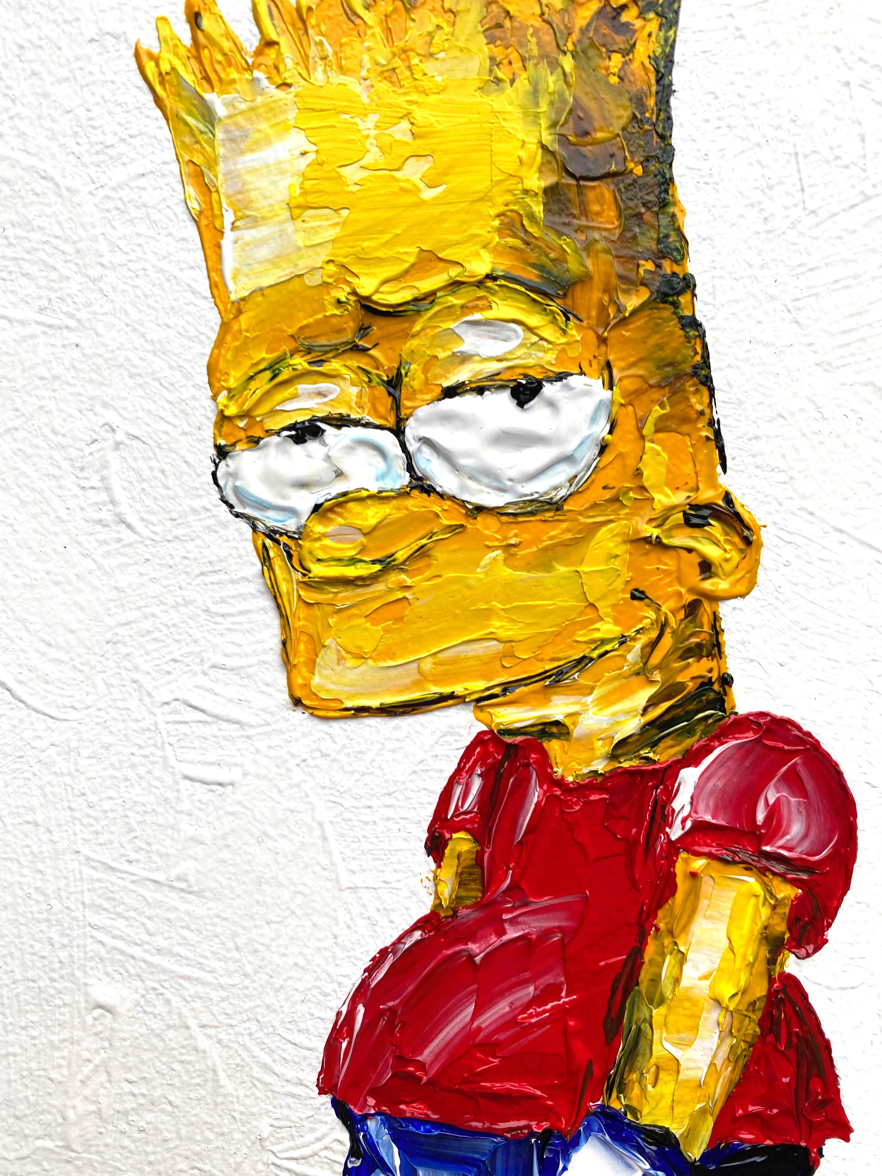 Trippy Bart Simpson Drawing Wallpapers