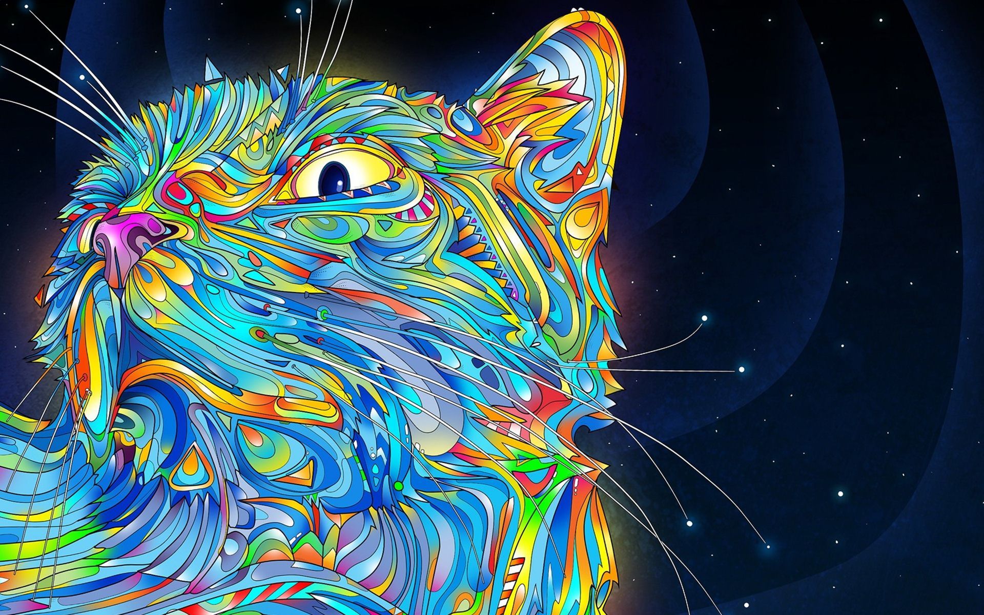 Trippy Cat Wallpapers