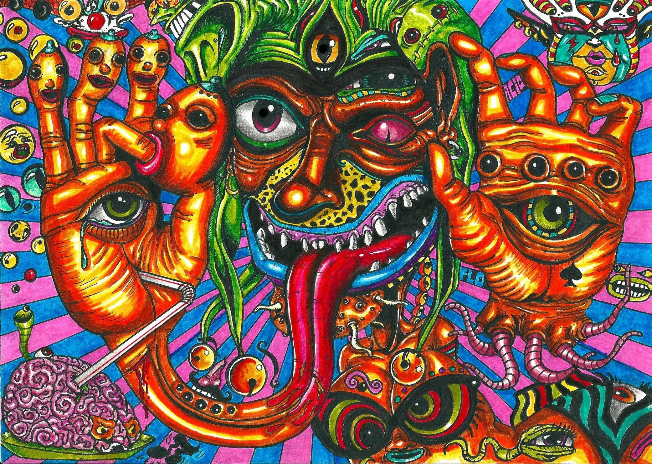 Trippy Drawings Wallpapers